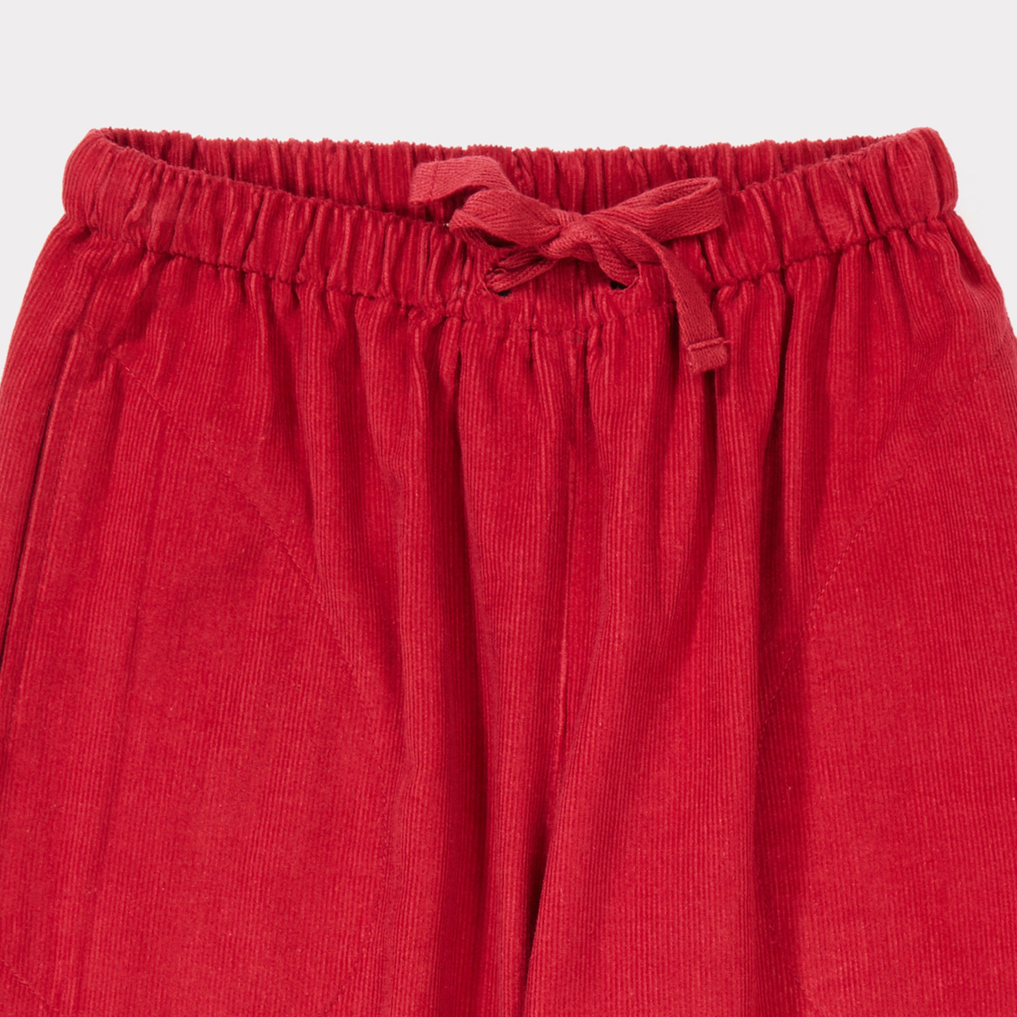 Girls & Boys Tomato Cotton Trousers