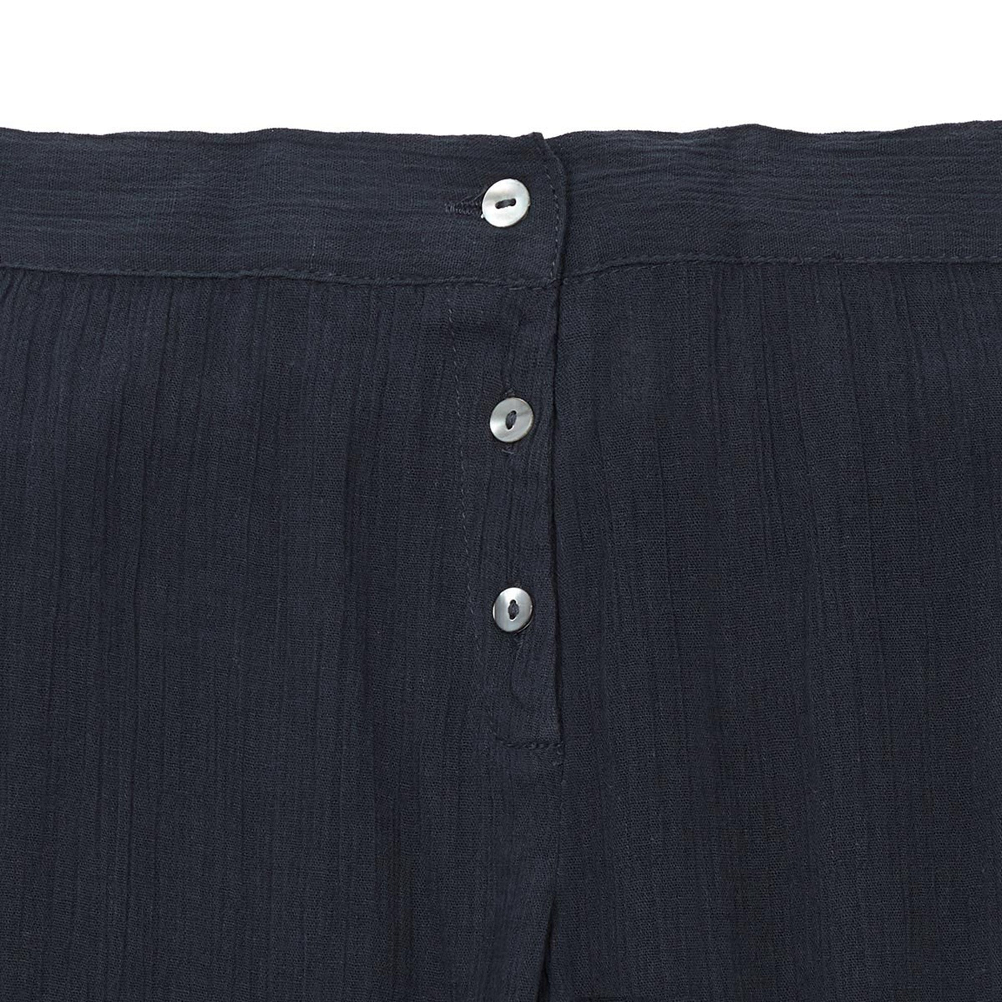 Girls & Boys Charcoal Cotton Trousers