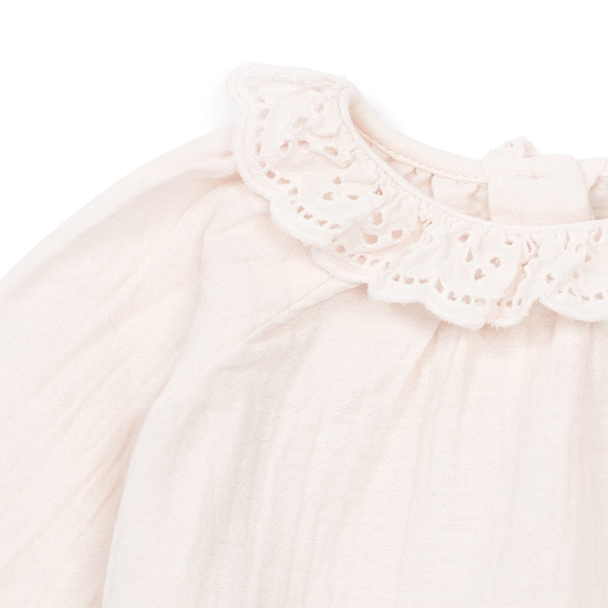 Baby Girls Rose Emboidered Cotton Blouse
