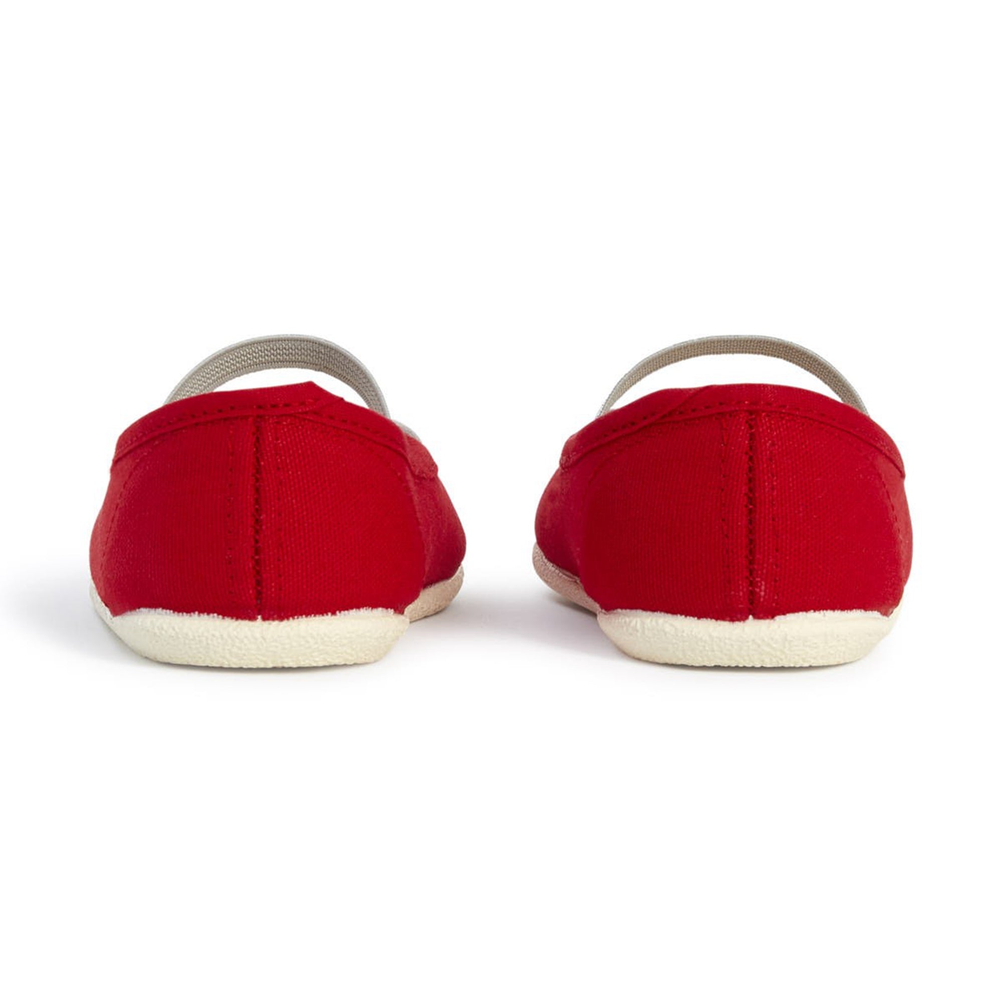 Baby Red Cotton Hearts Slippers