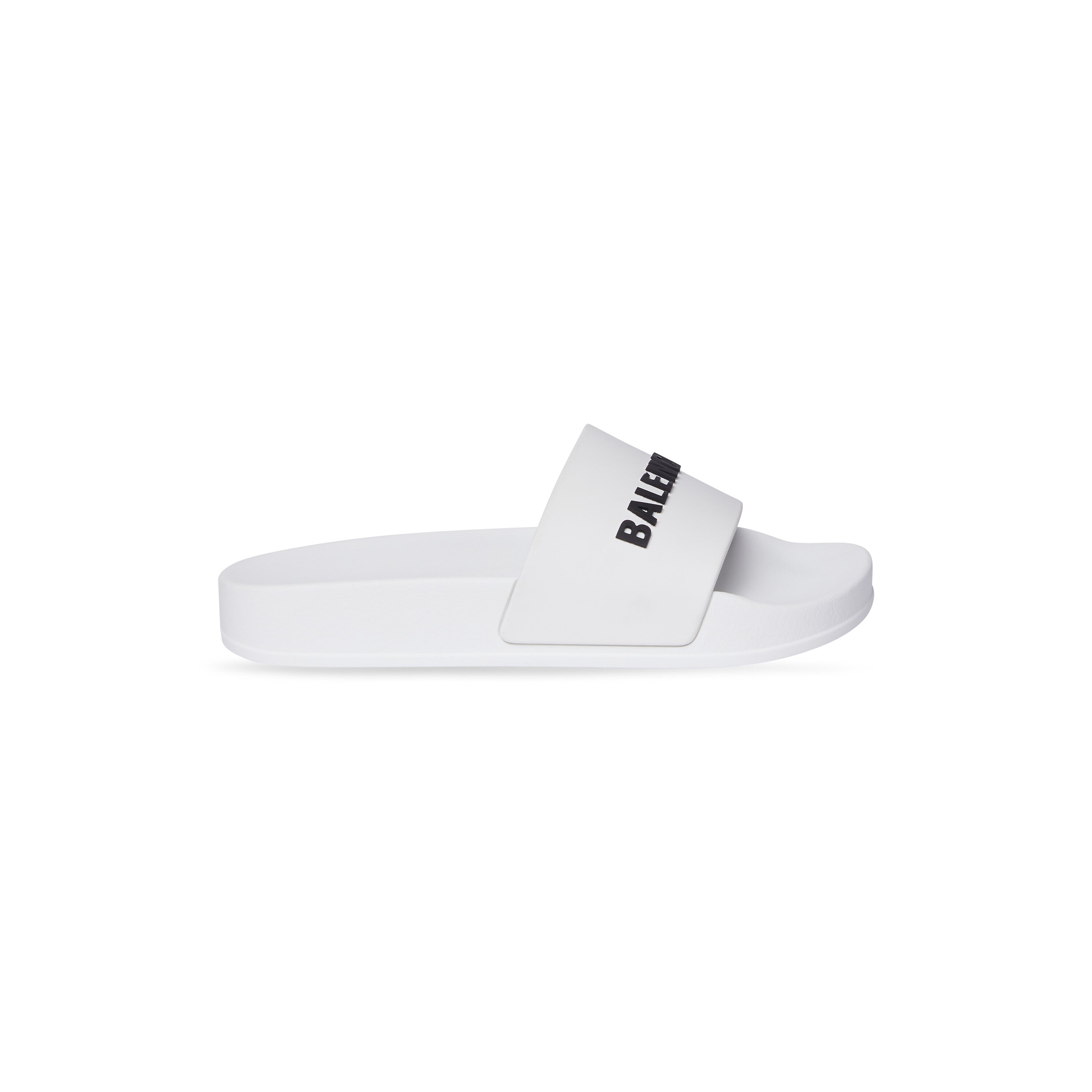 Boys & Girls White Logo Sandals