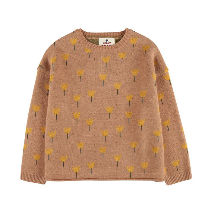Girls Light Brown Sweater