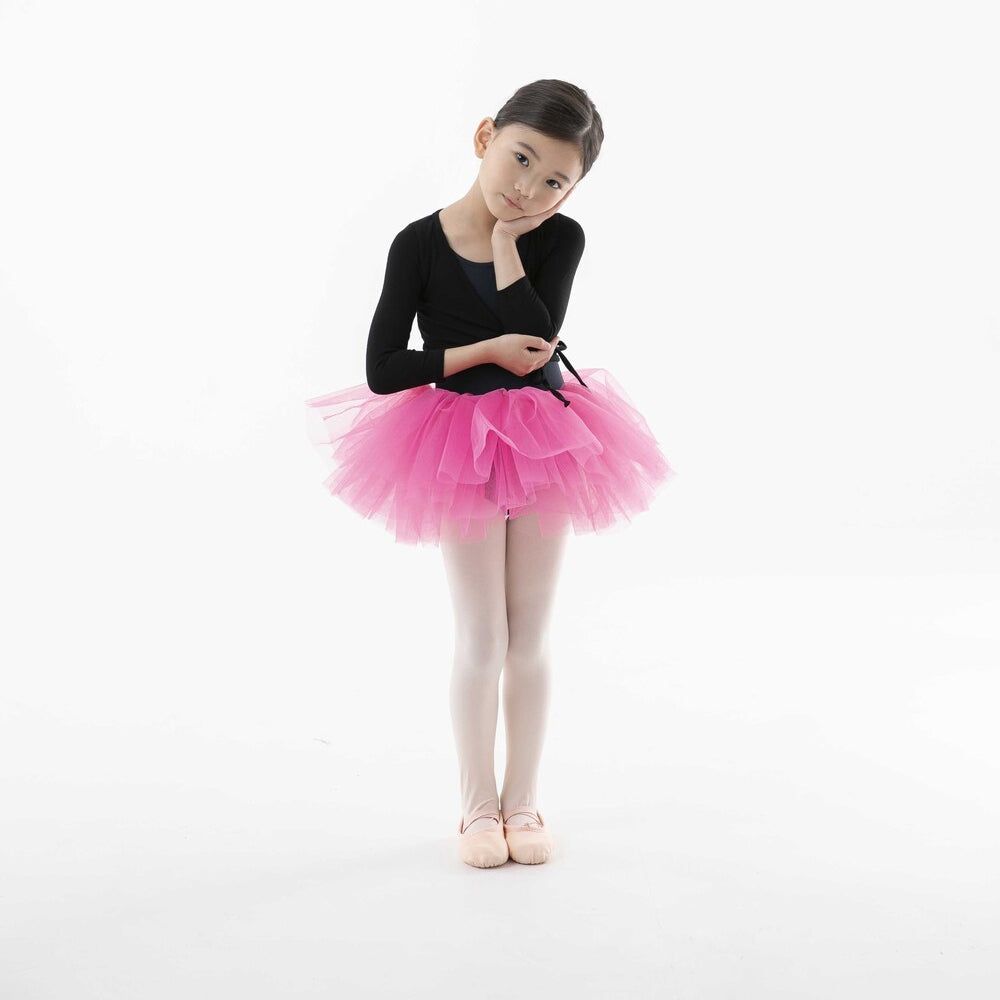 Girls Black Ballet Cardigan