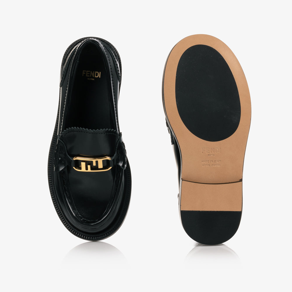 Girls Black Flat Shoes