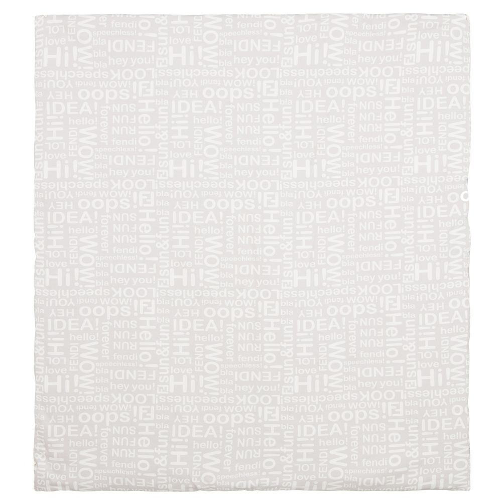 Baby Grey Cotton Square Scarf（83cm）