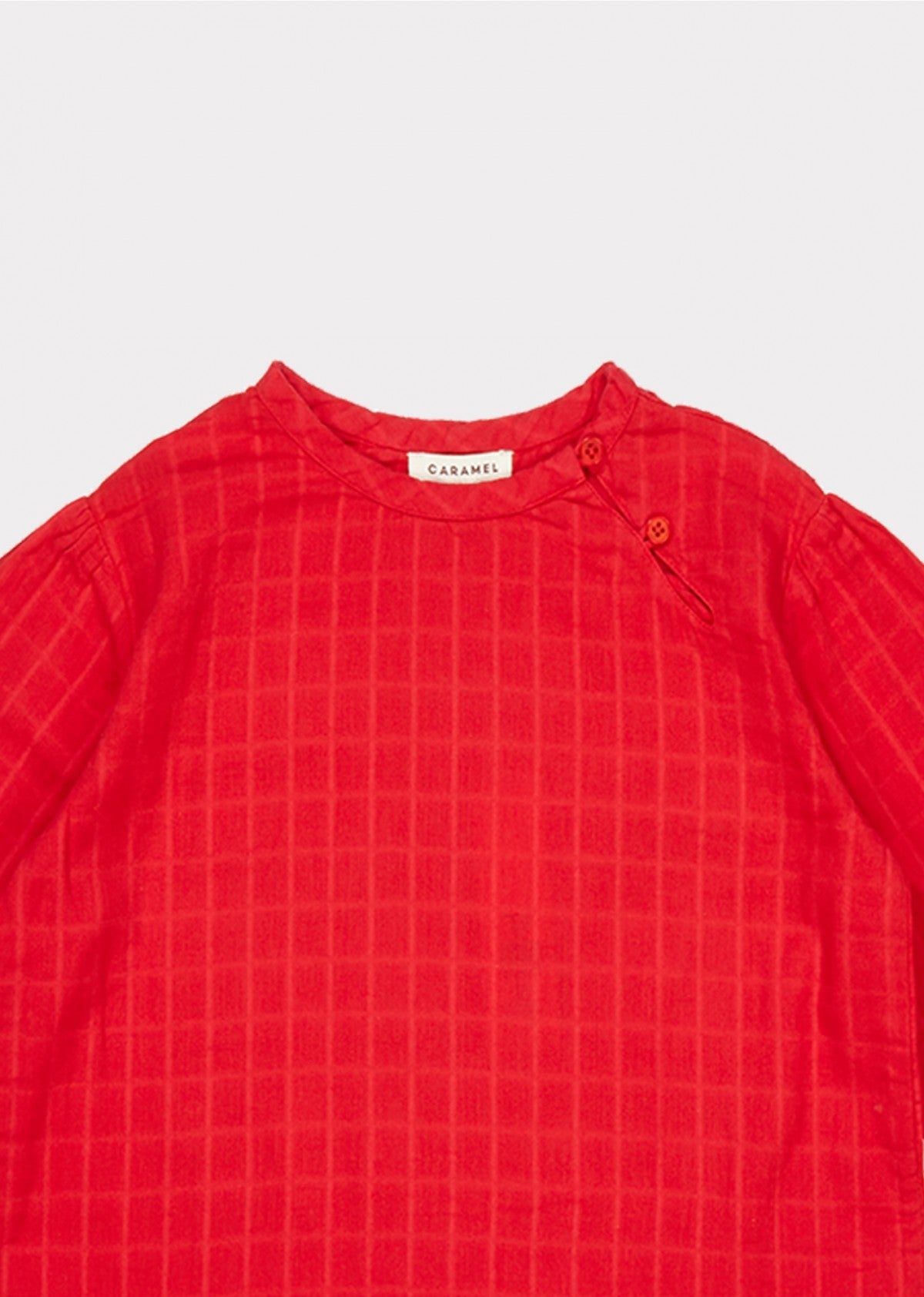 Girls Berry Cotton Blouse