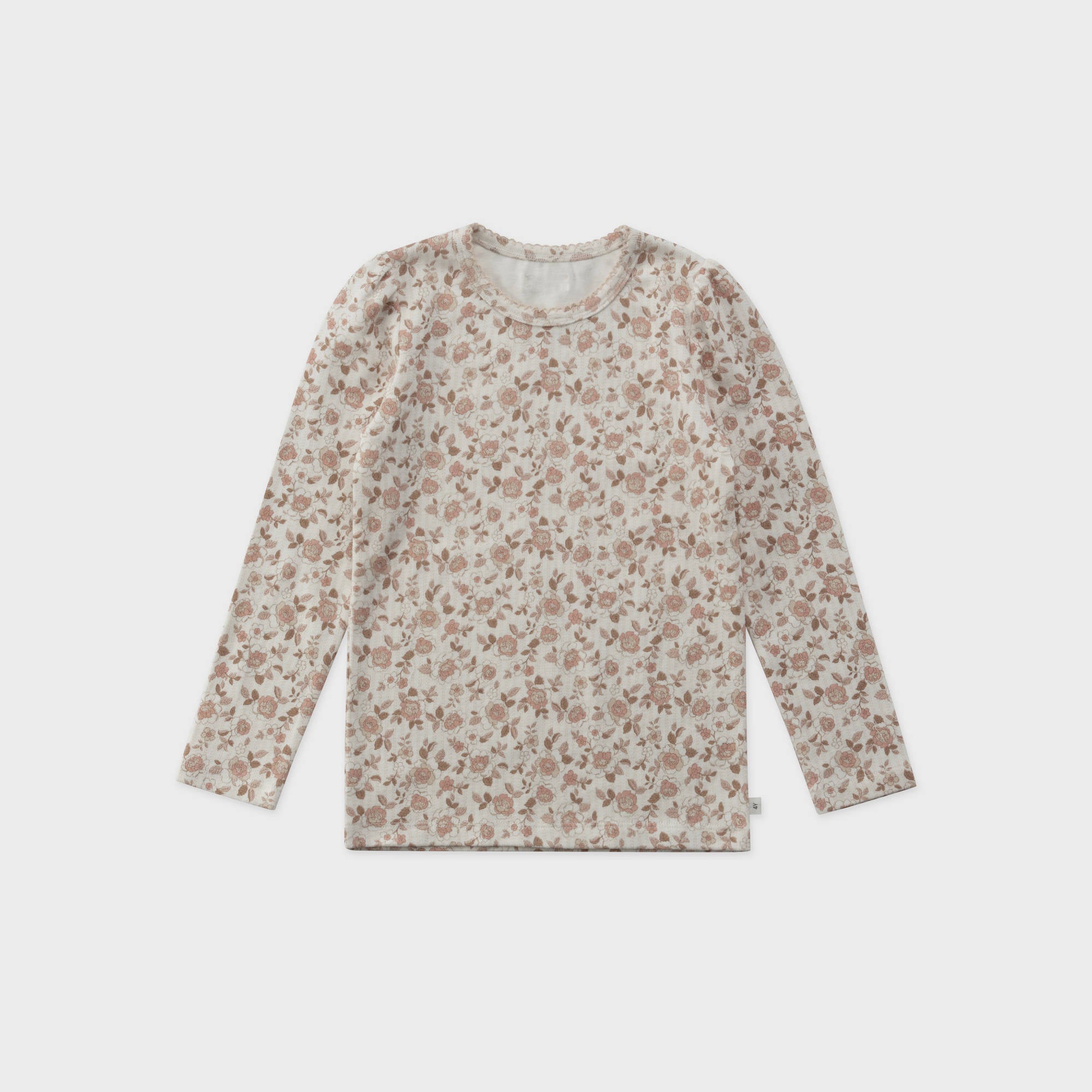Girls Pink Floral Cotton Set