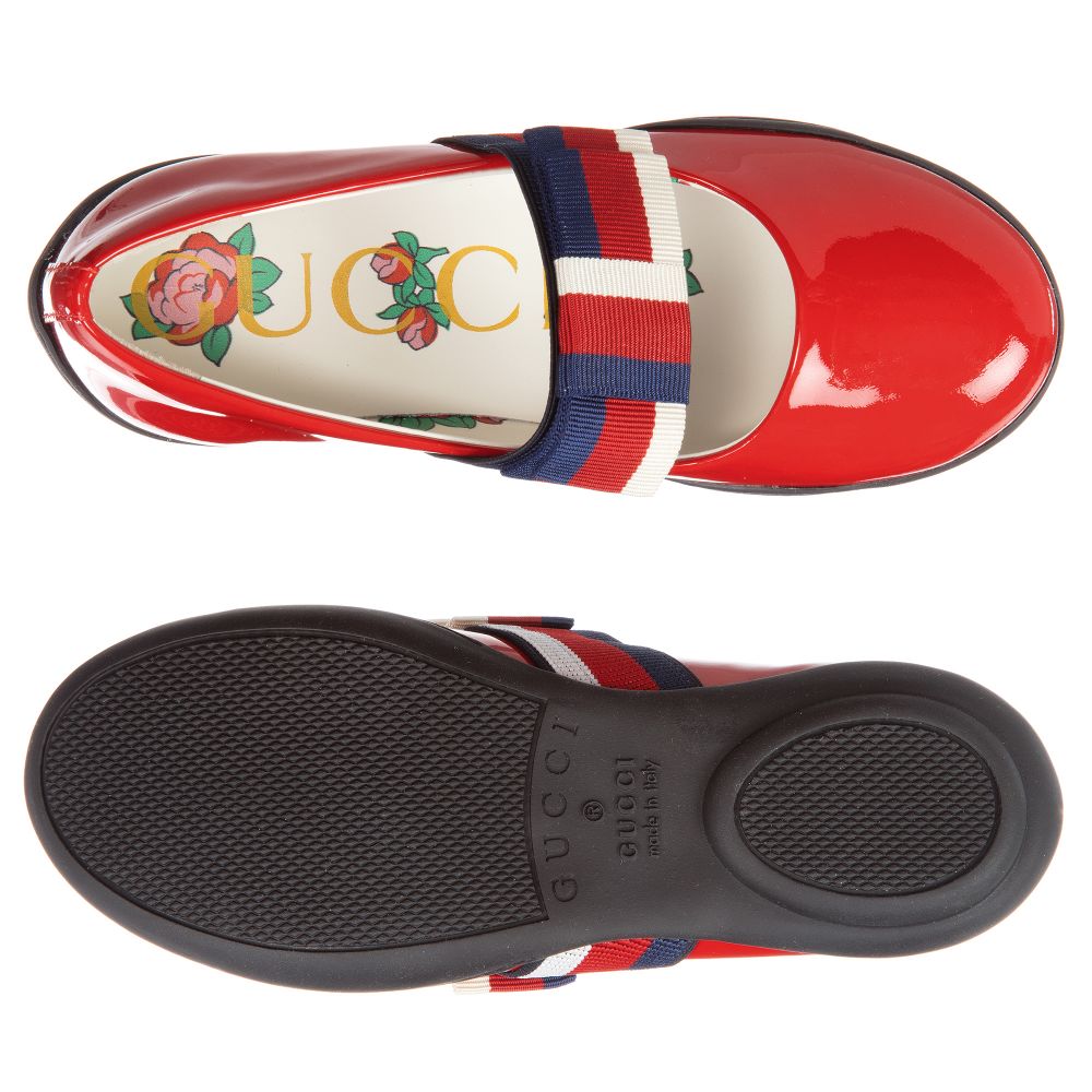 Girls Red Shoes