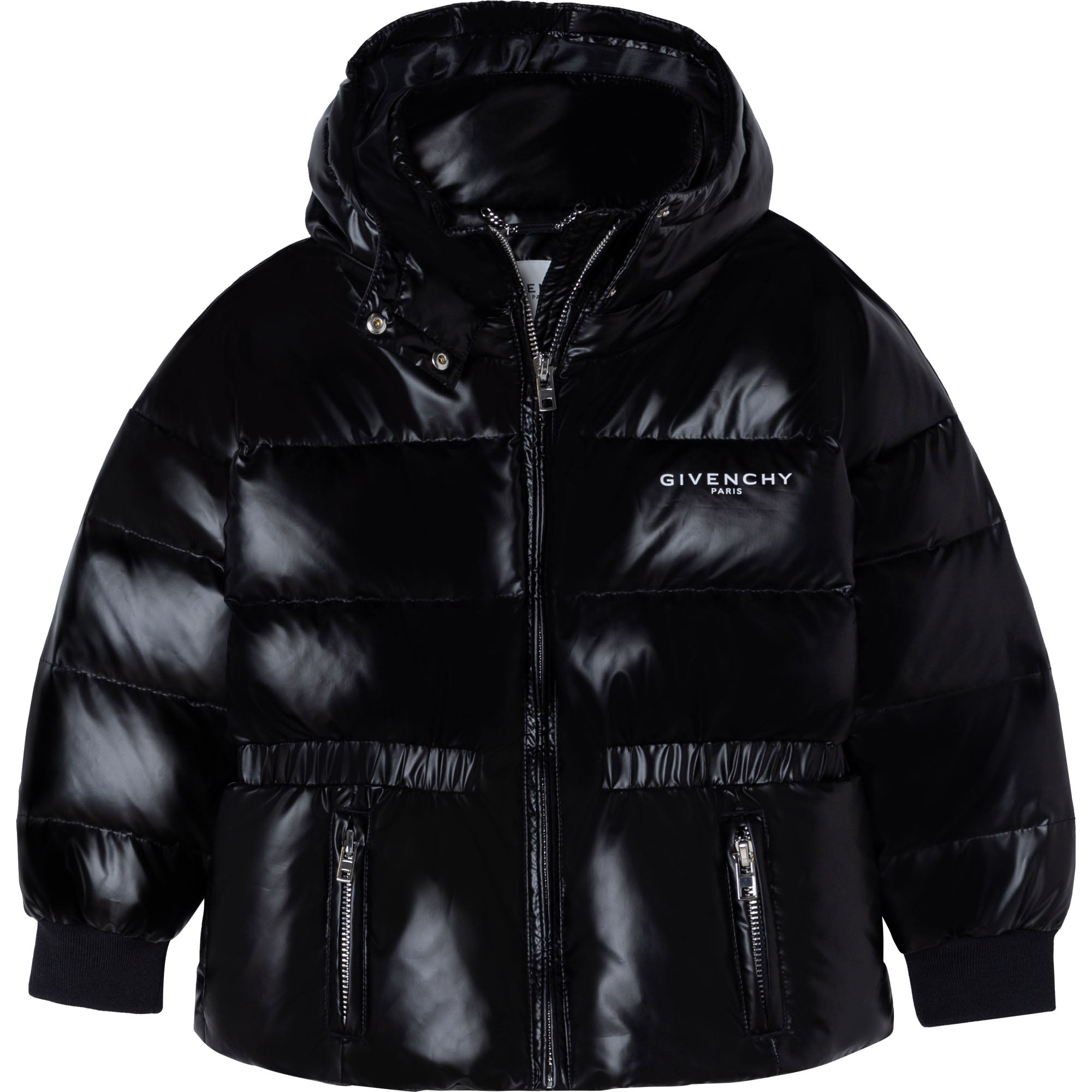 Girls Black Puffer Jacket