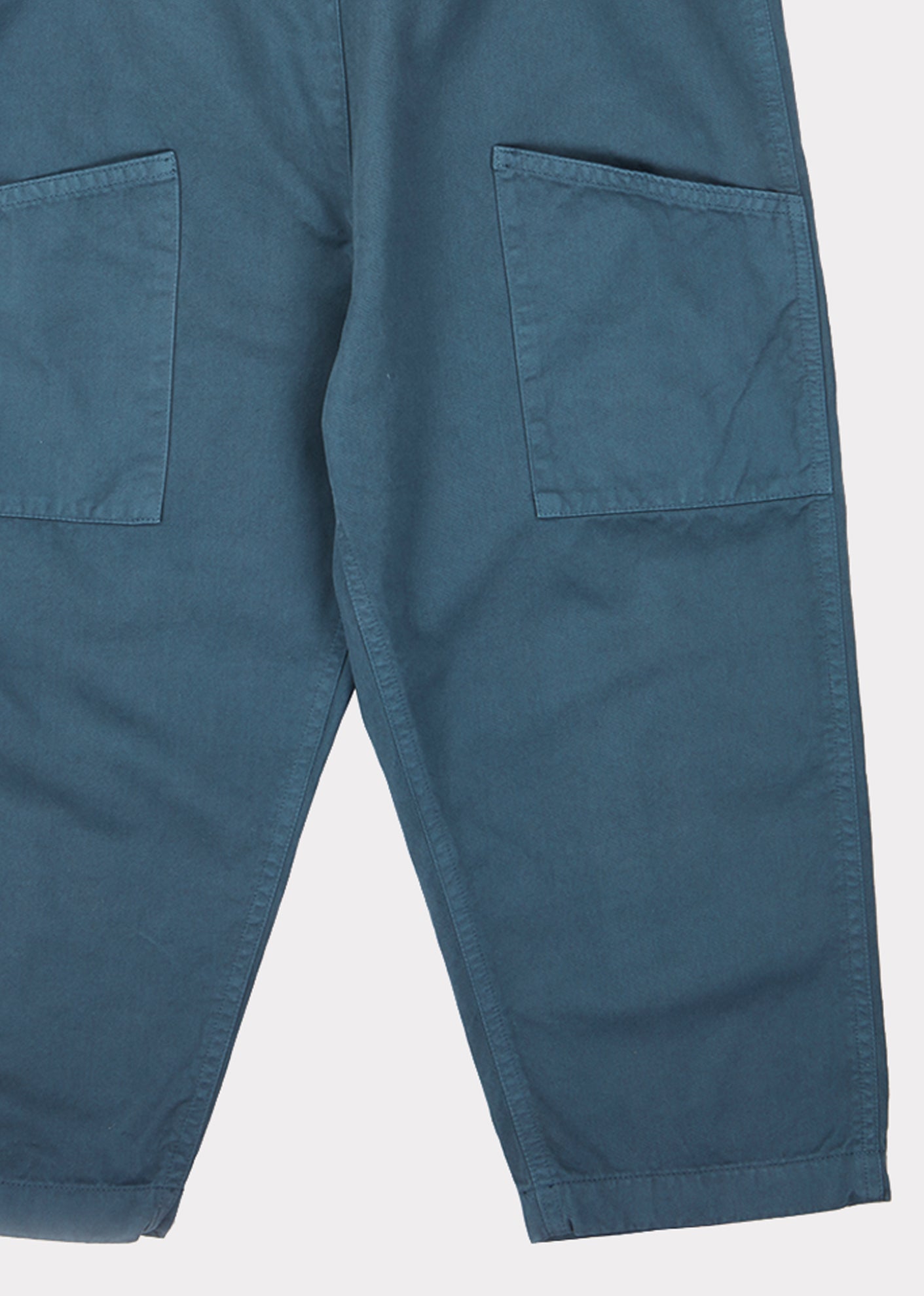 Girls Blue Cotton Jumpsuit