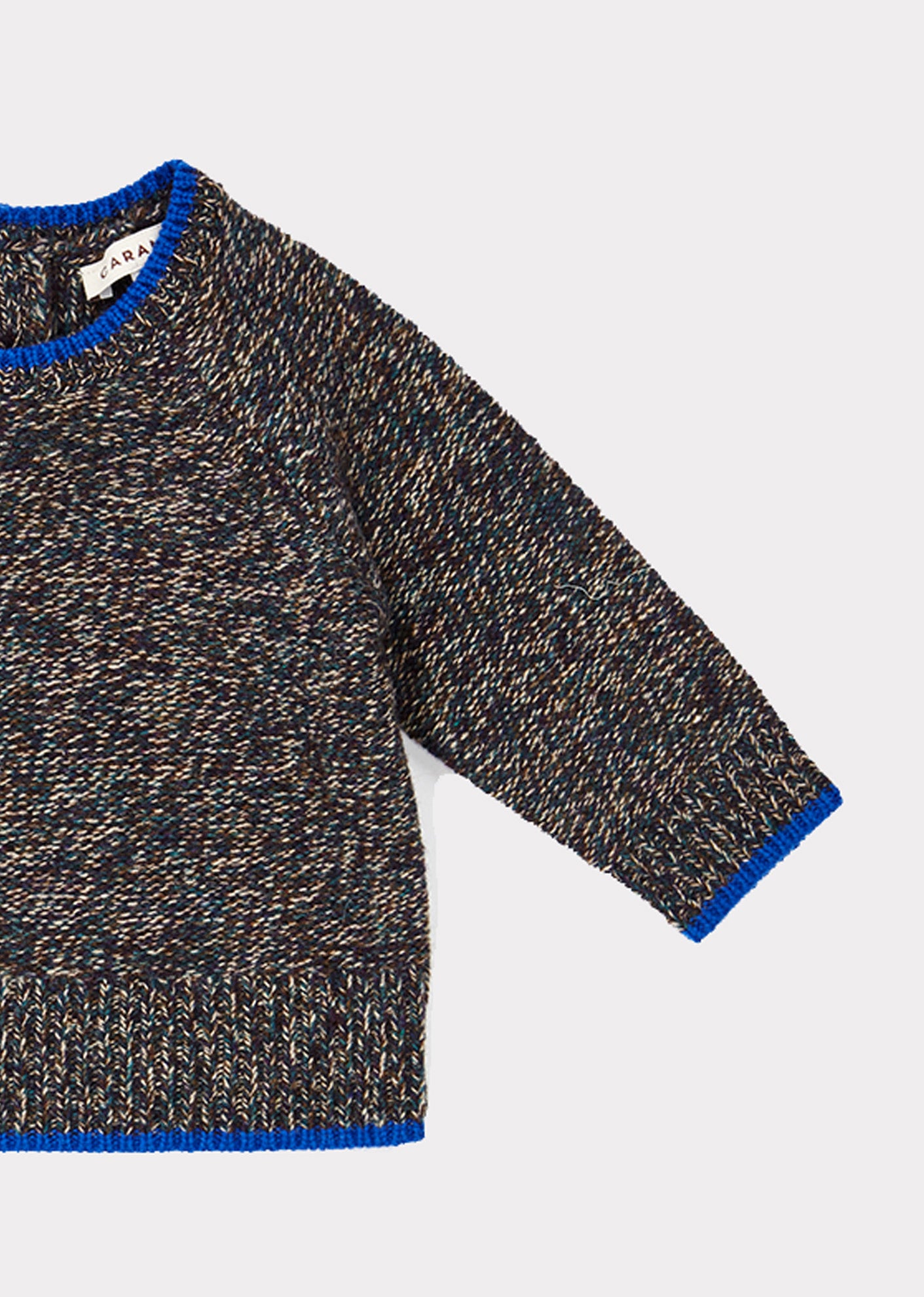 Baby Boys & Girls Dark Grey Wool Sweater