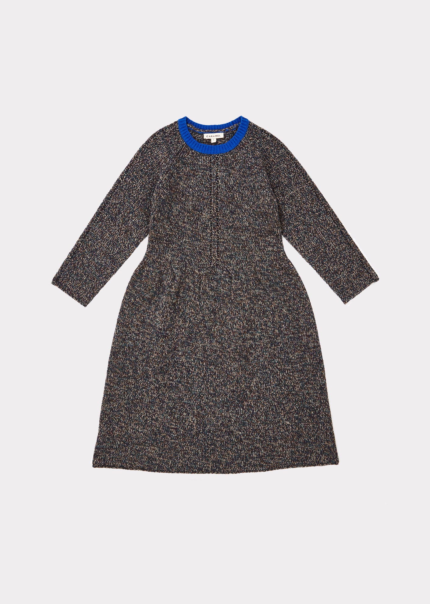 Girls Dark Grey Wool Dress