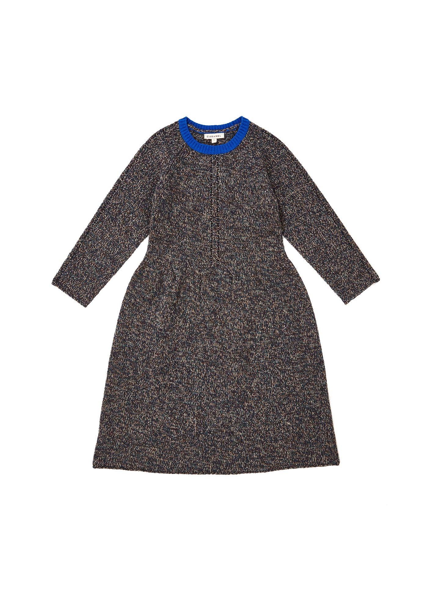 Girls Dark Grey Wool Dress