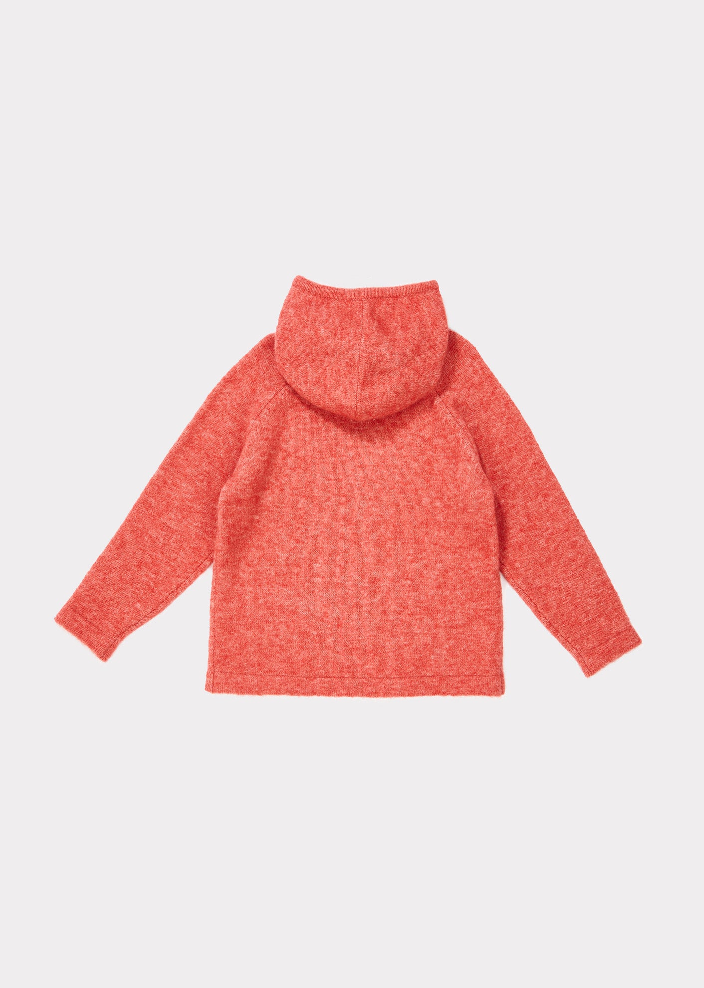 Girls Pink Hooded Logo Sweater