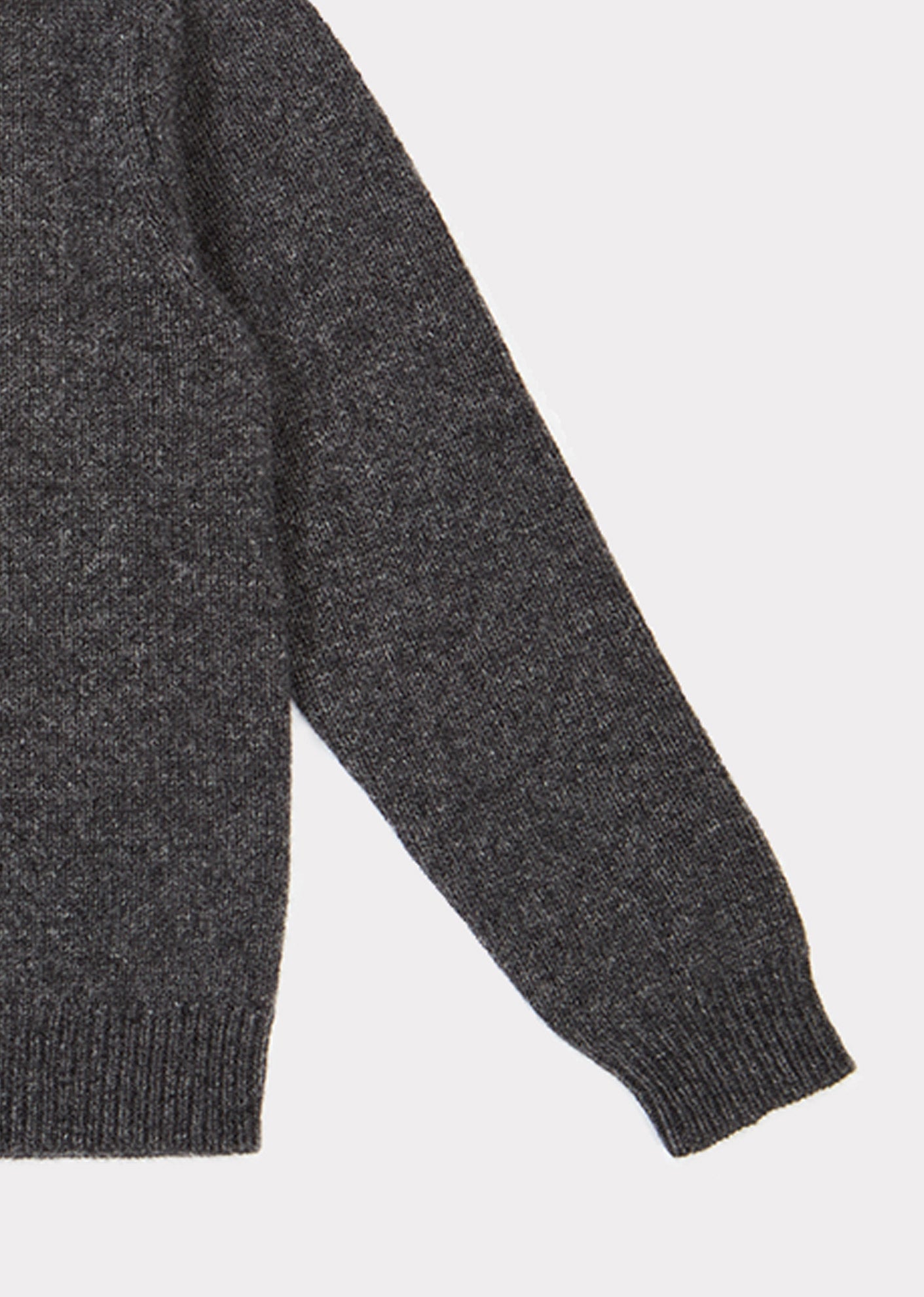 Girls Dark Grey Cashmere Cardigan