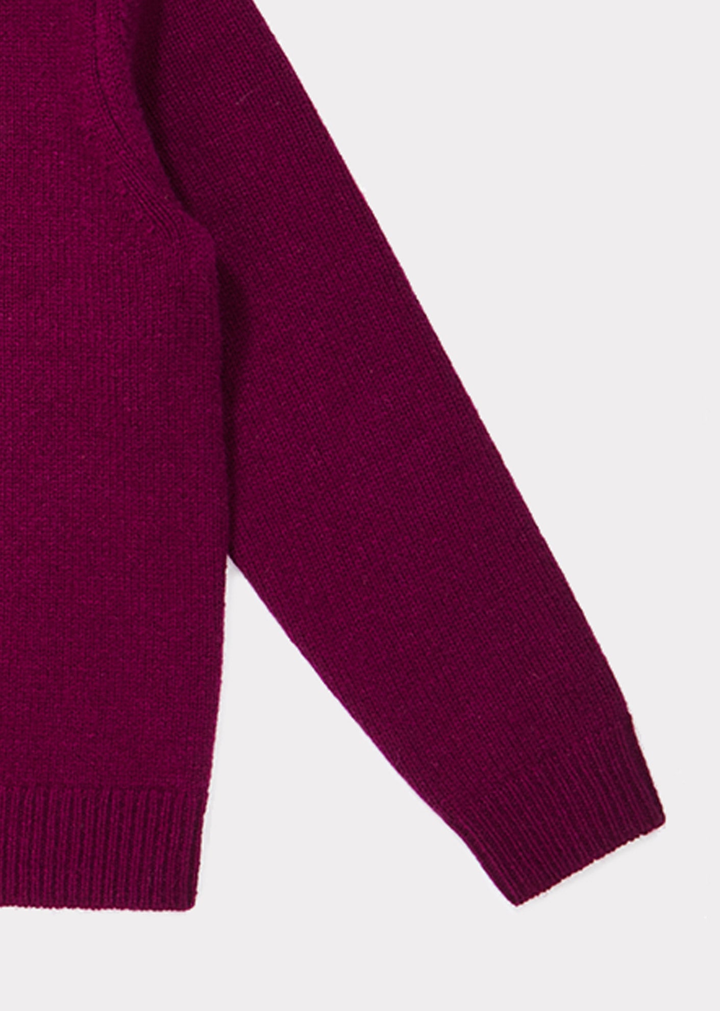 Girls Purple Red Cashmere Cardigan