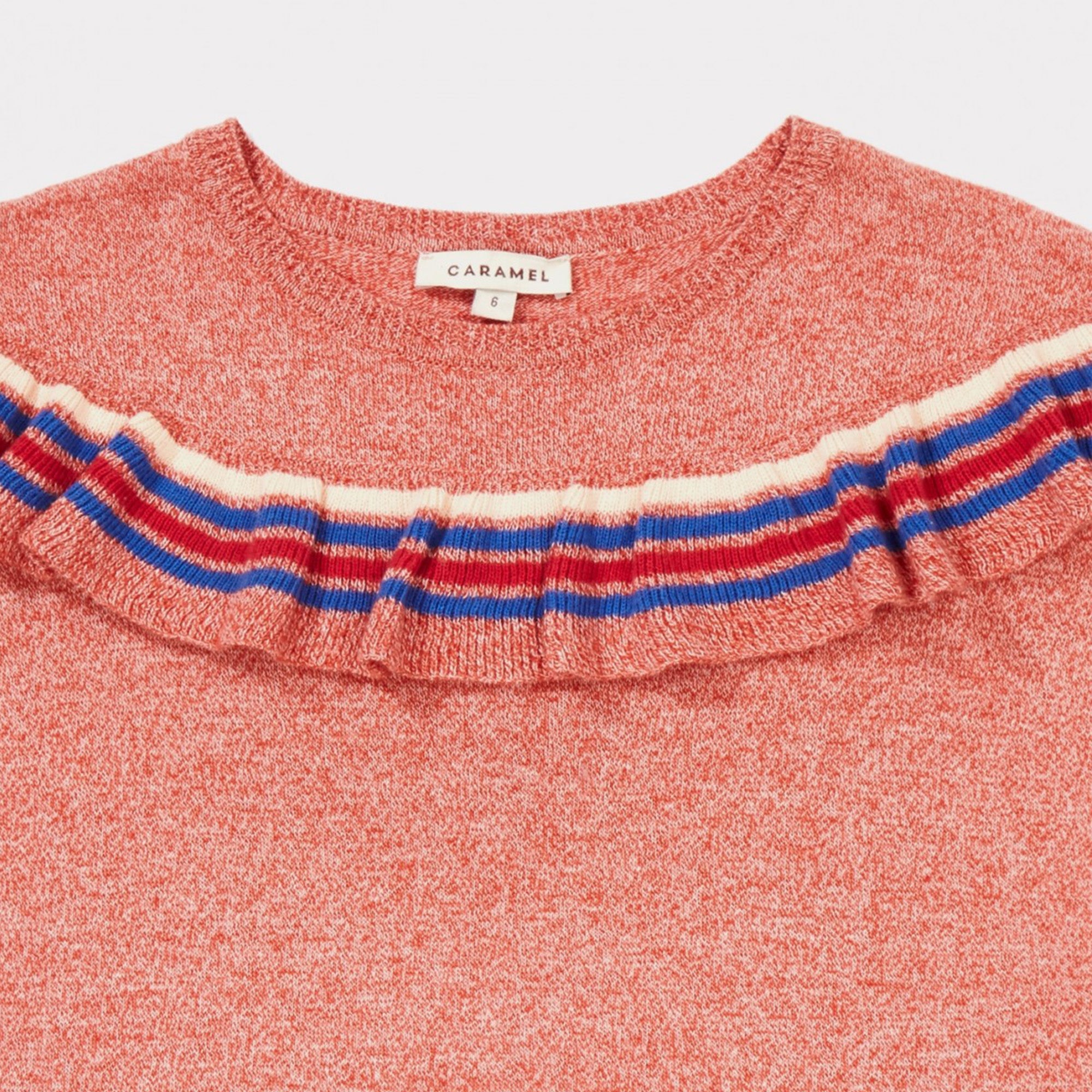 Girls Strawberry Cotton Knitwear Dress