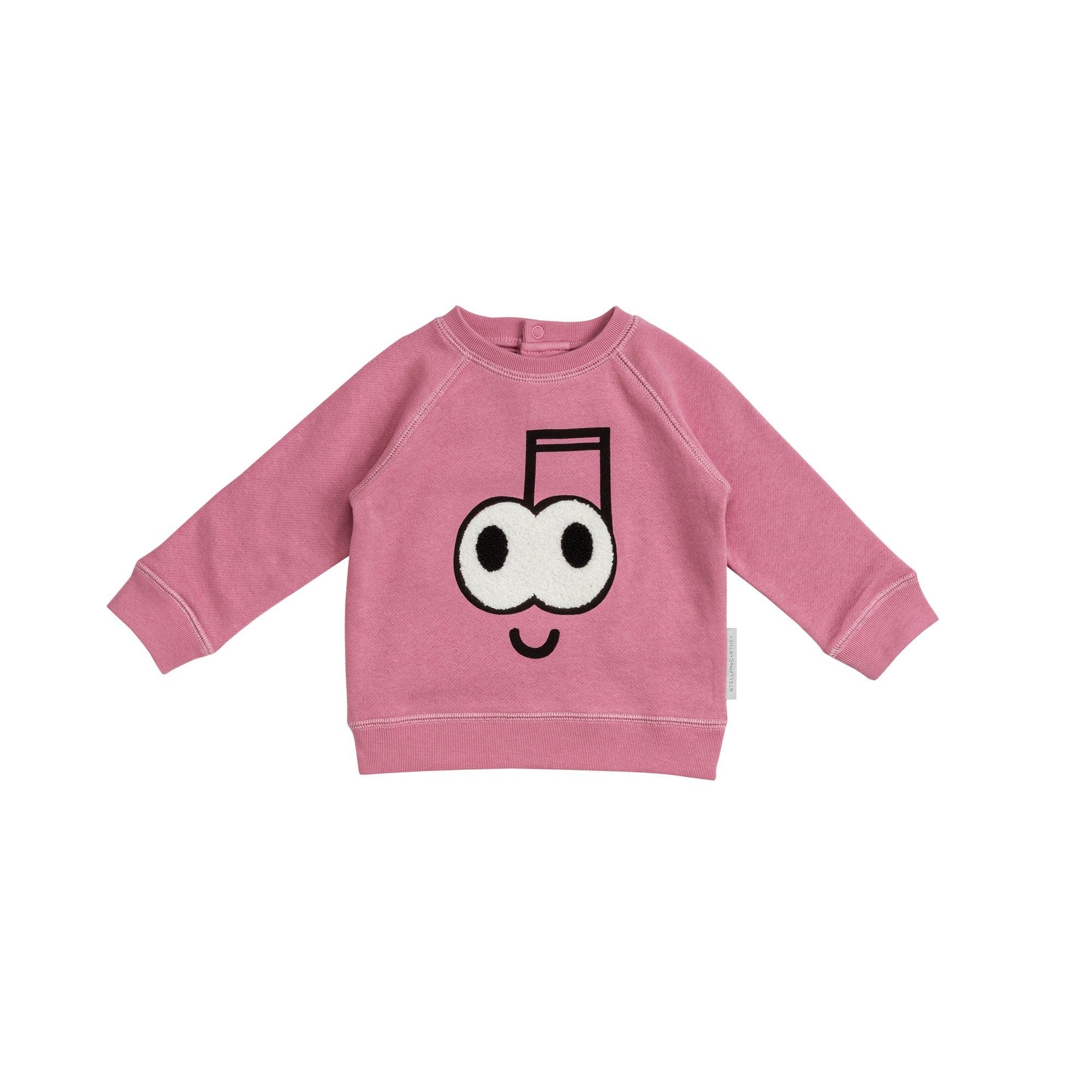 Baby Girls Pink Cotton Sweatshirt