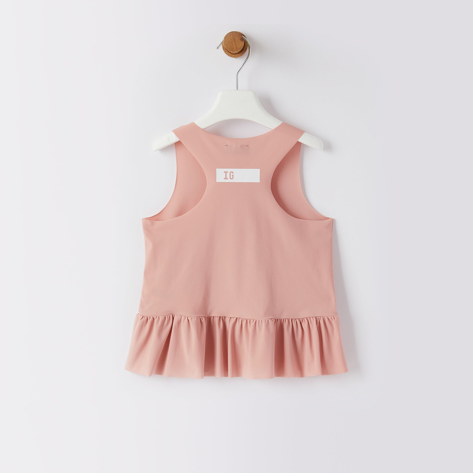 Girls Powder Rose Tank Top