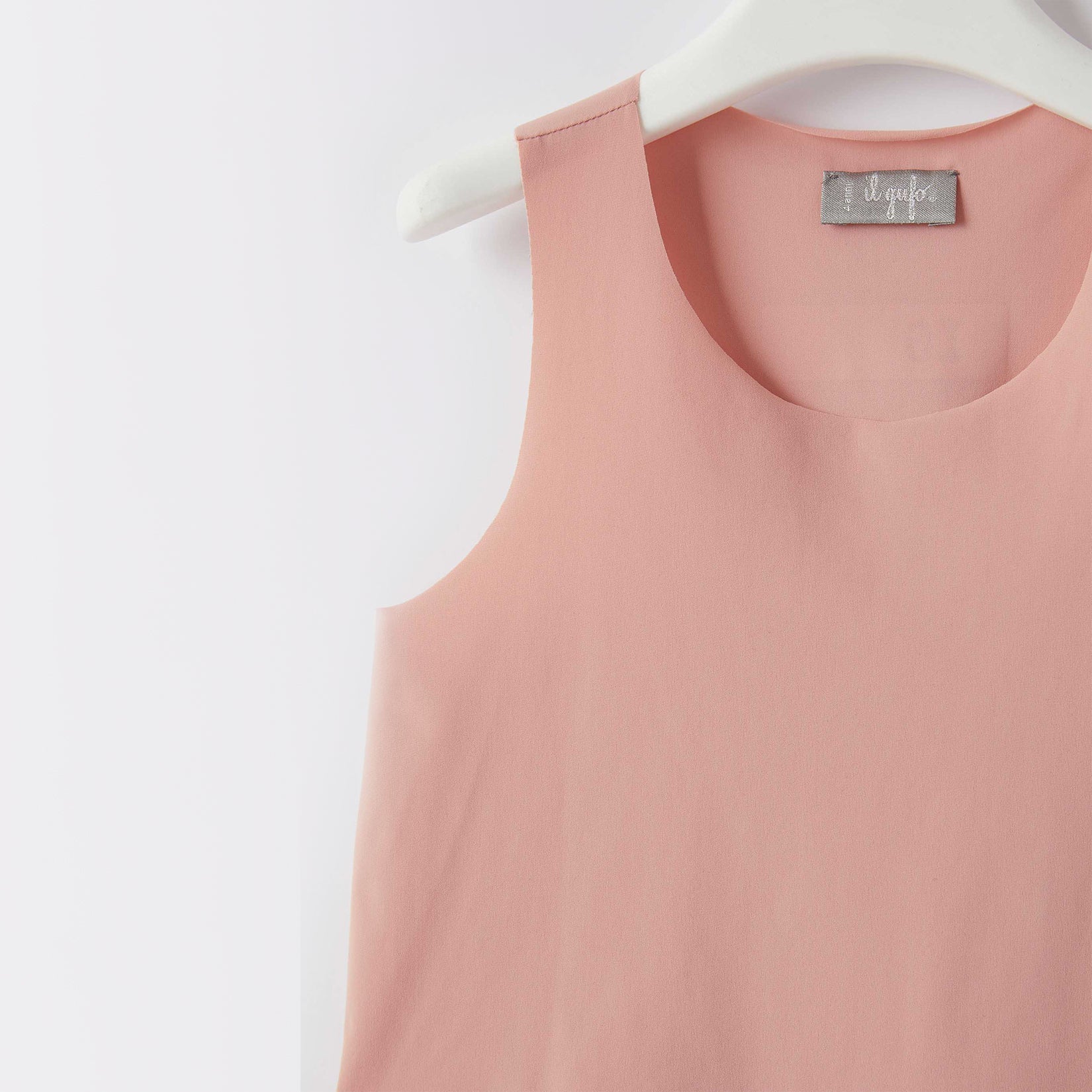 Girls Powder Rose Tank Top