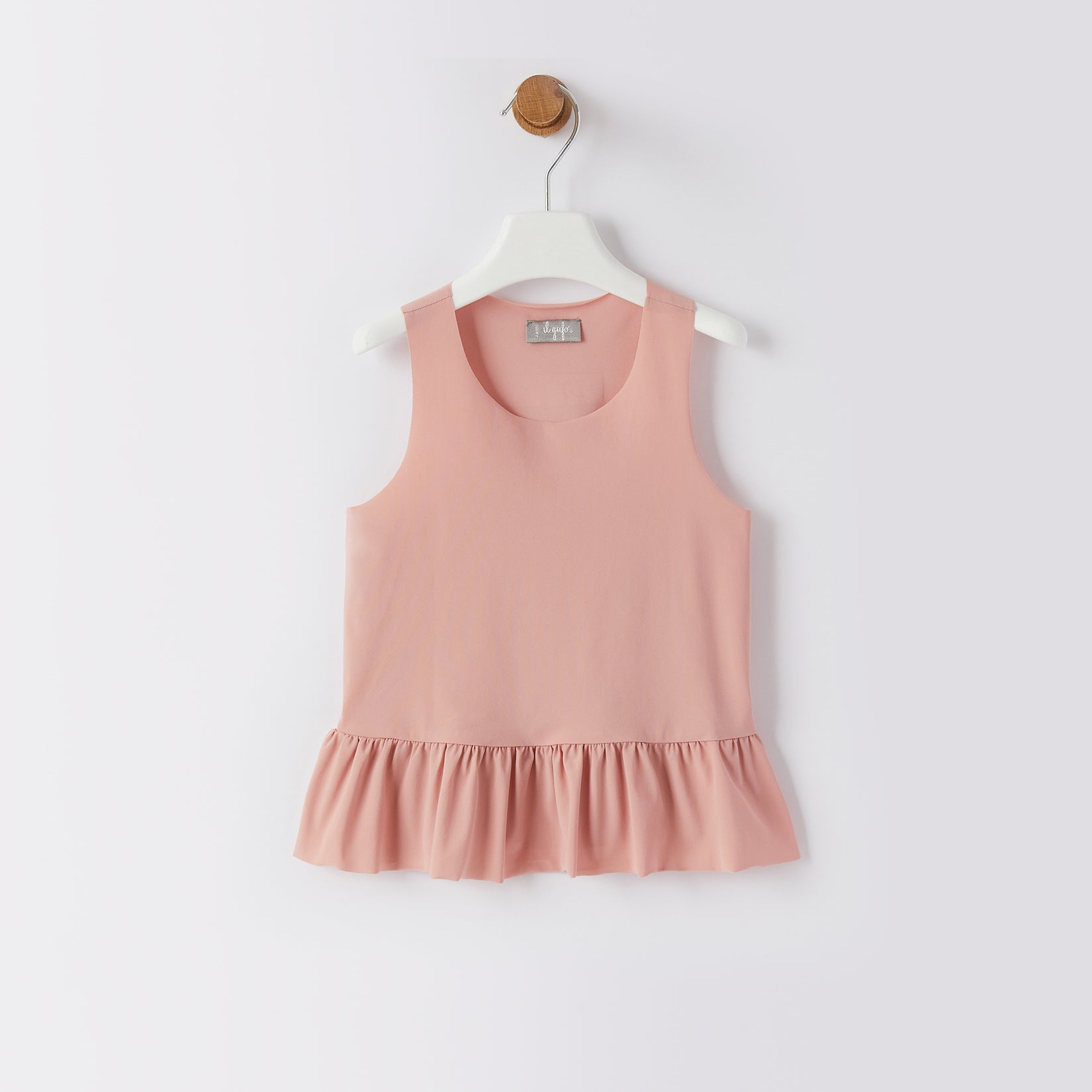 Girls Powder Rose Tank Top