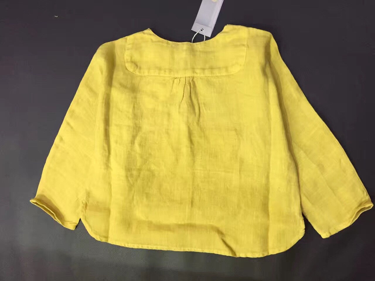 Baby Yellow Cotton Shirt