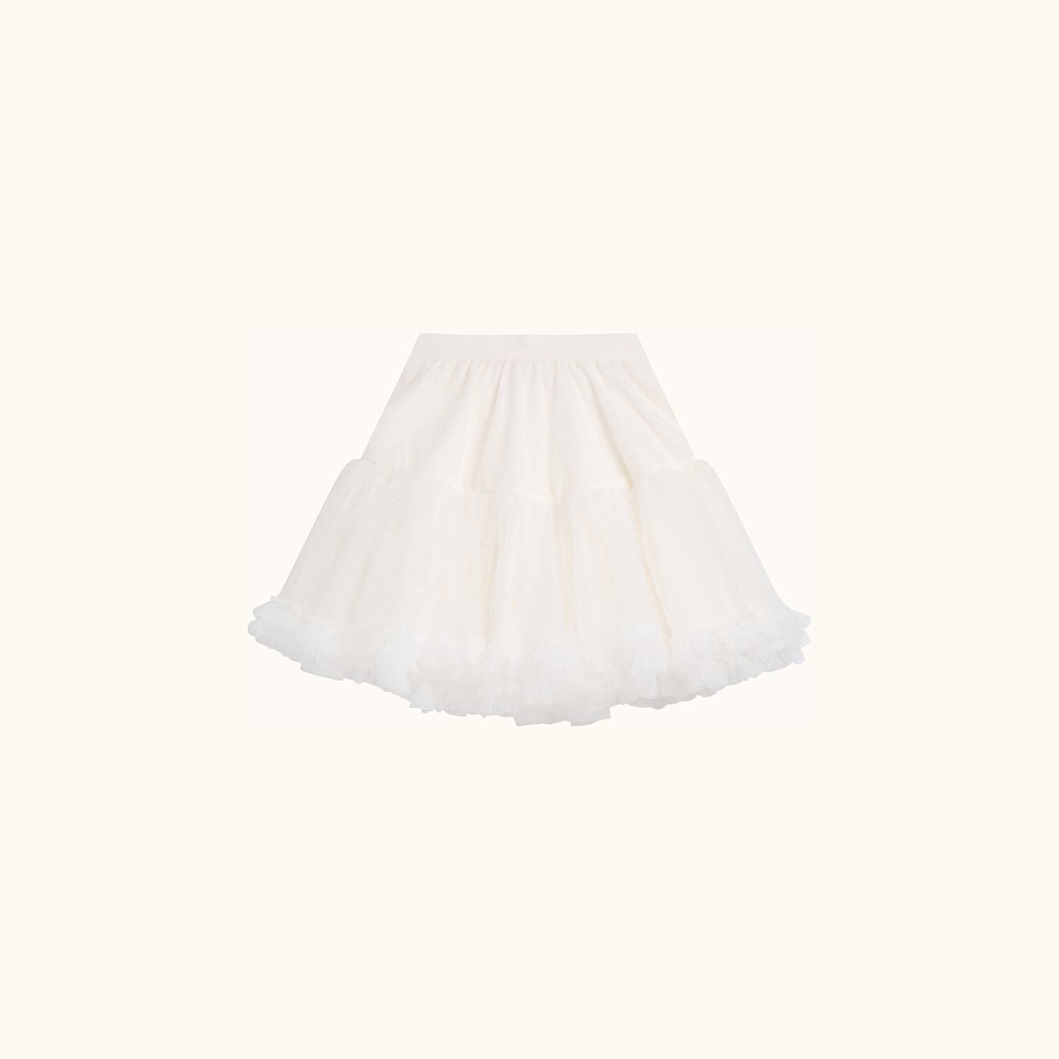 Girls Off White Skirt