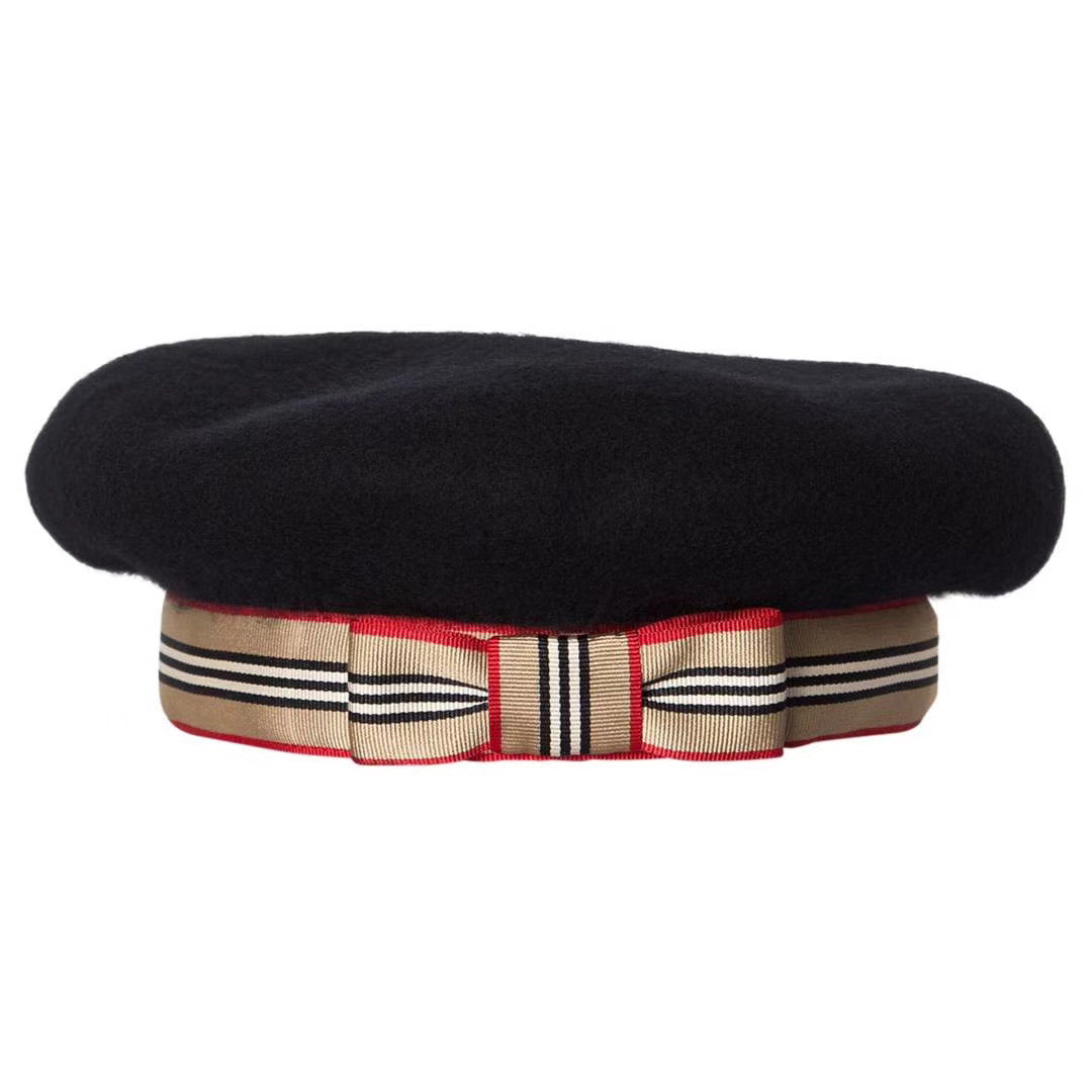 Girls Black Felt Hats