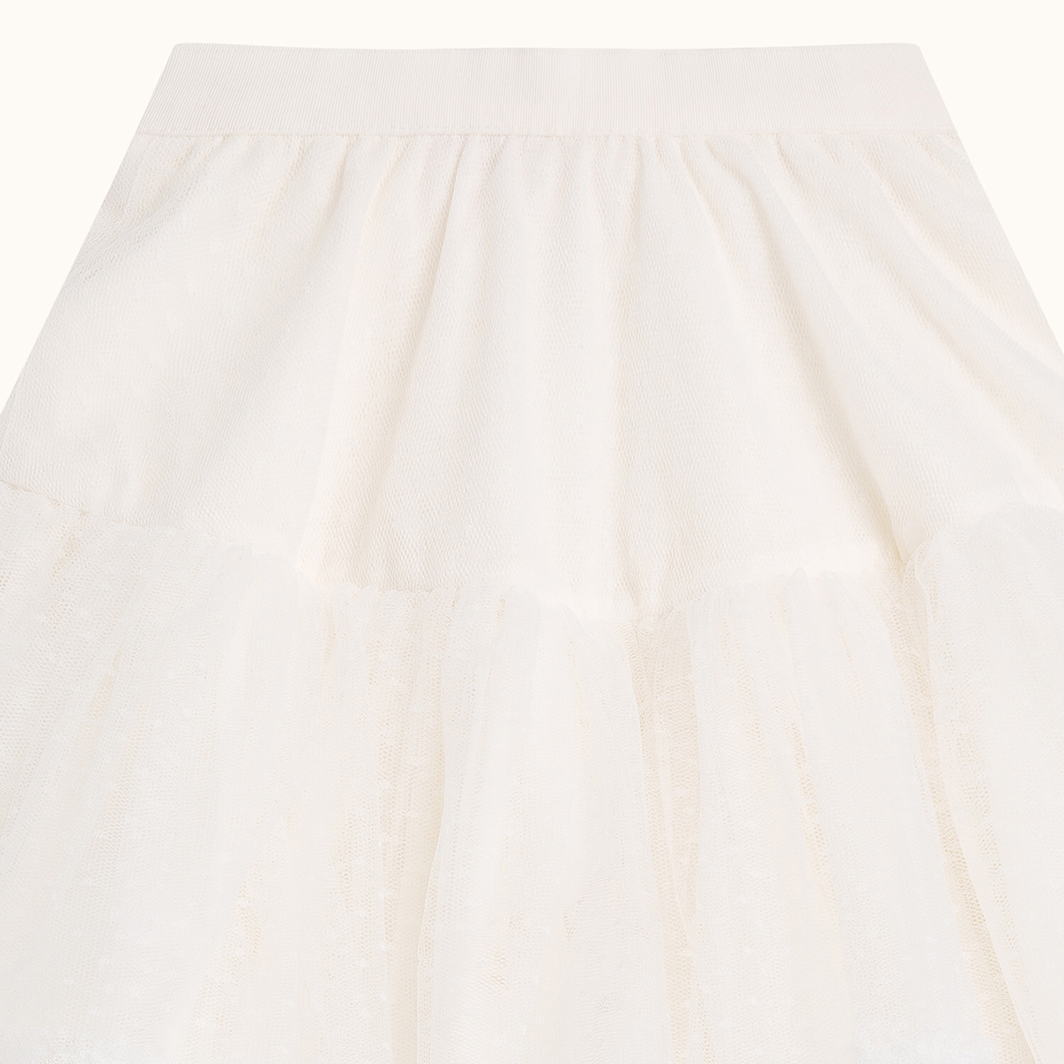 Girls Off White Skirt