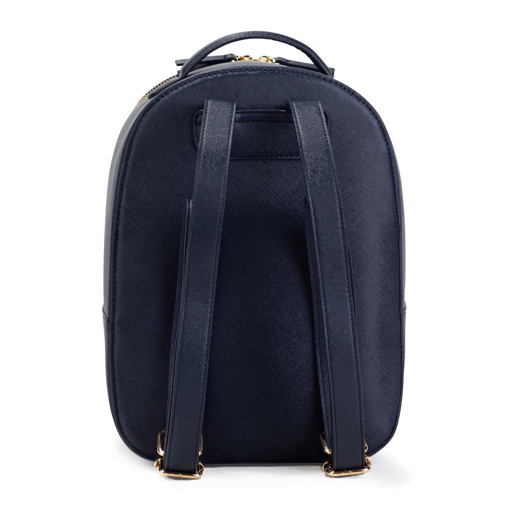 Girls Navy Logo Backpack