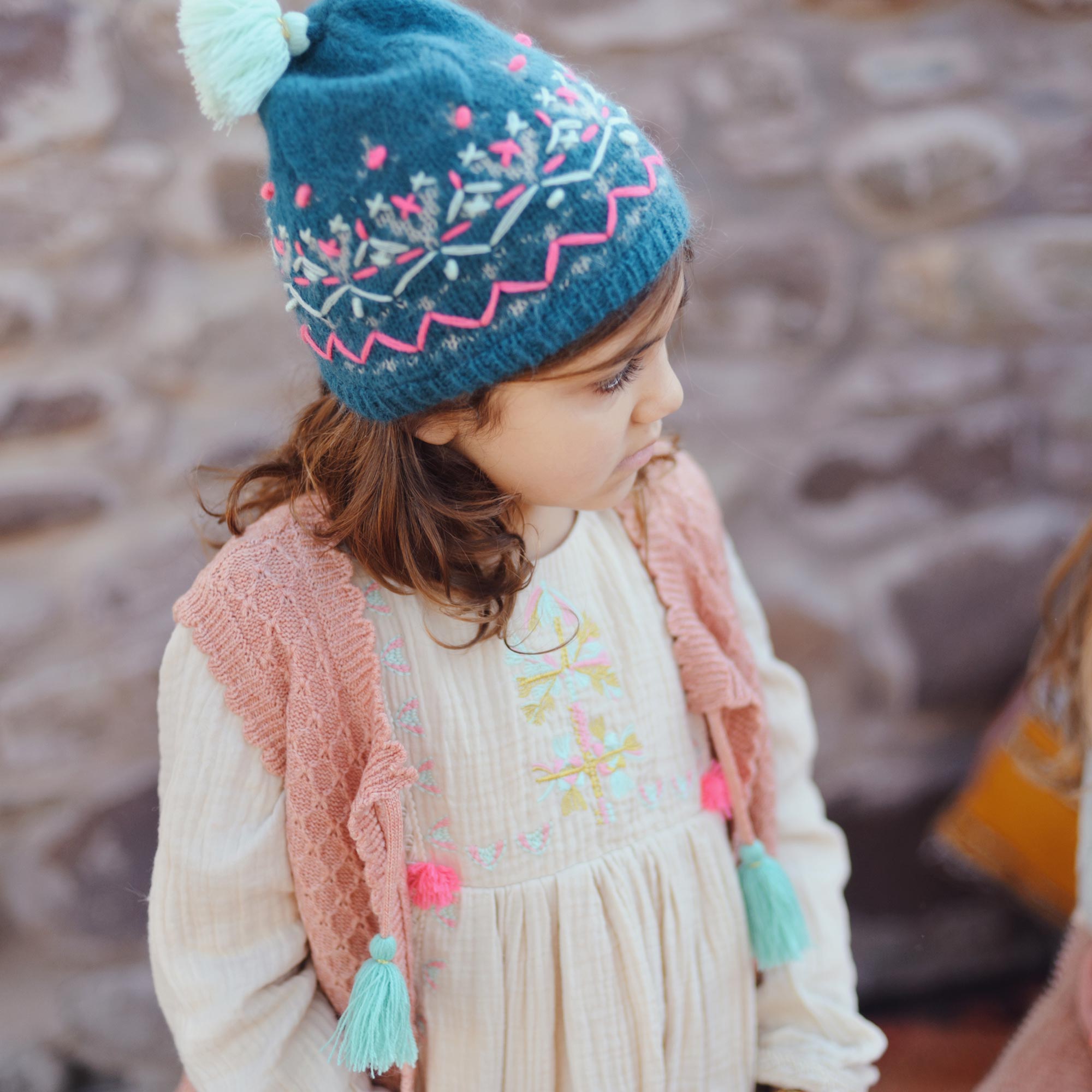 Girls Blue "Arthur" Hat