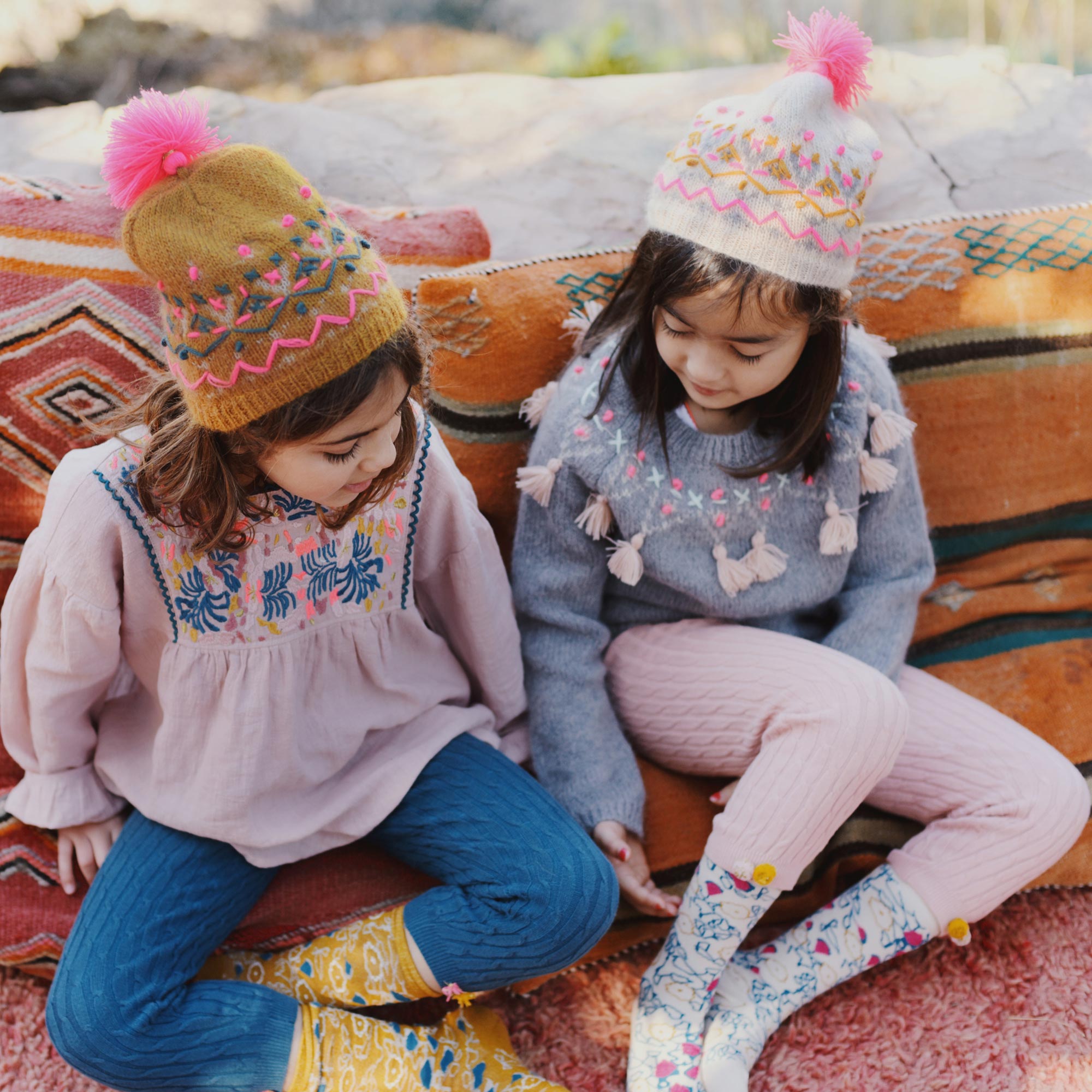 Girls Yellow "Arthur" Hat