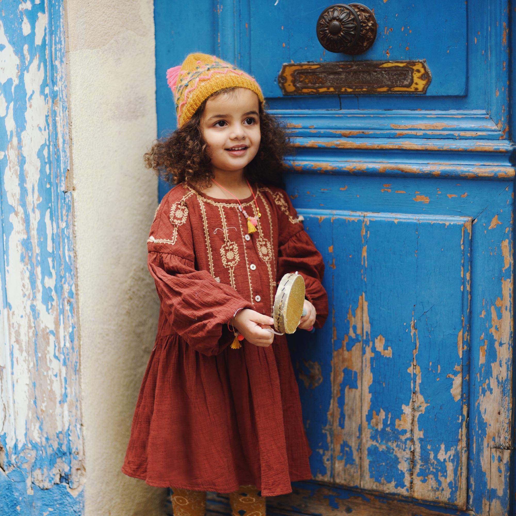 Girls Yellow "Arthur" Hat