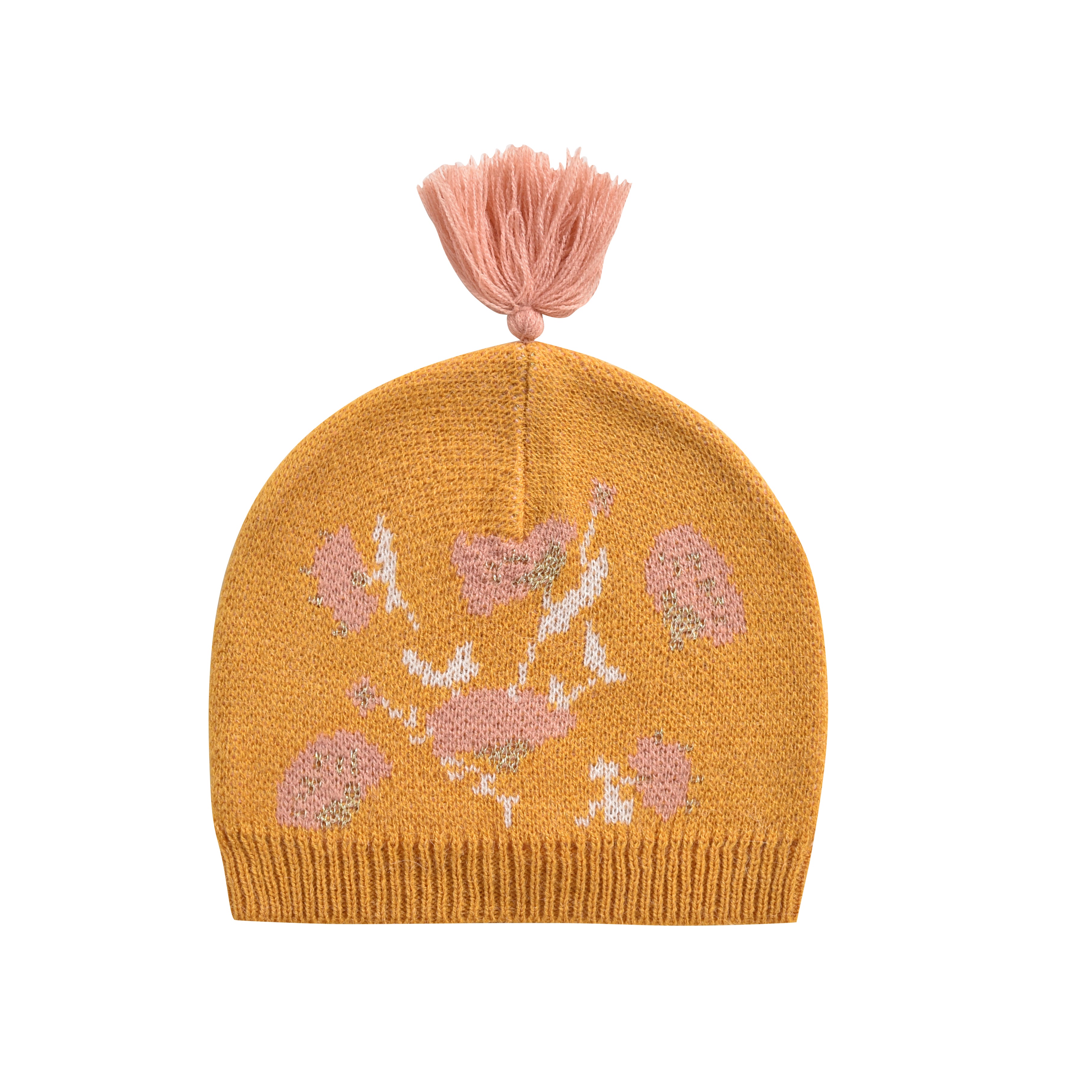 Baby Girls Yellow Beanie Hat