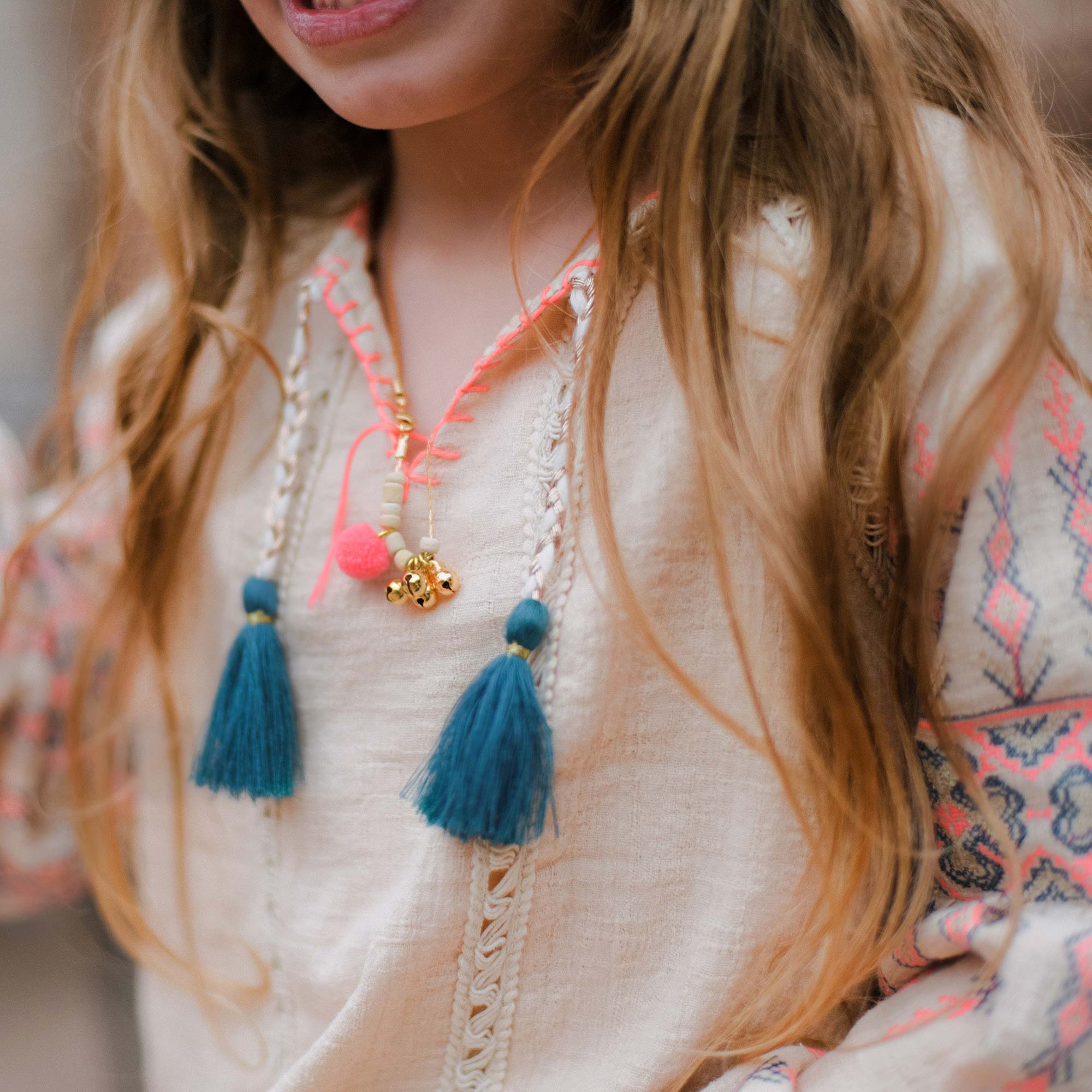 Girls Beige "Nya" Blouse