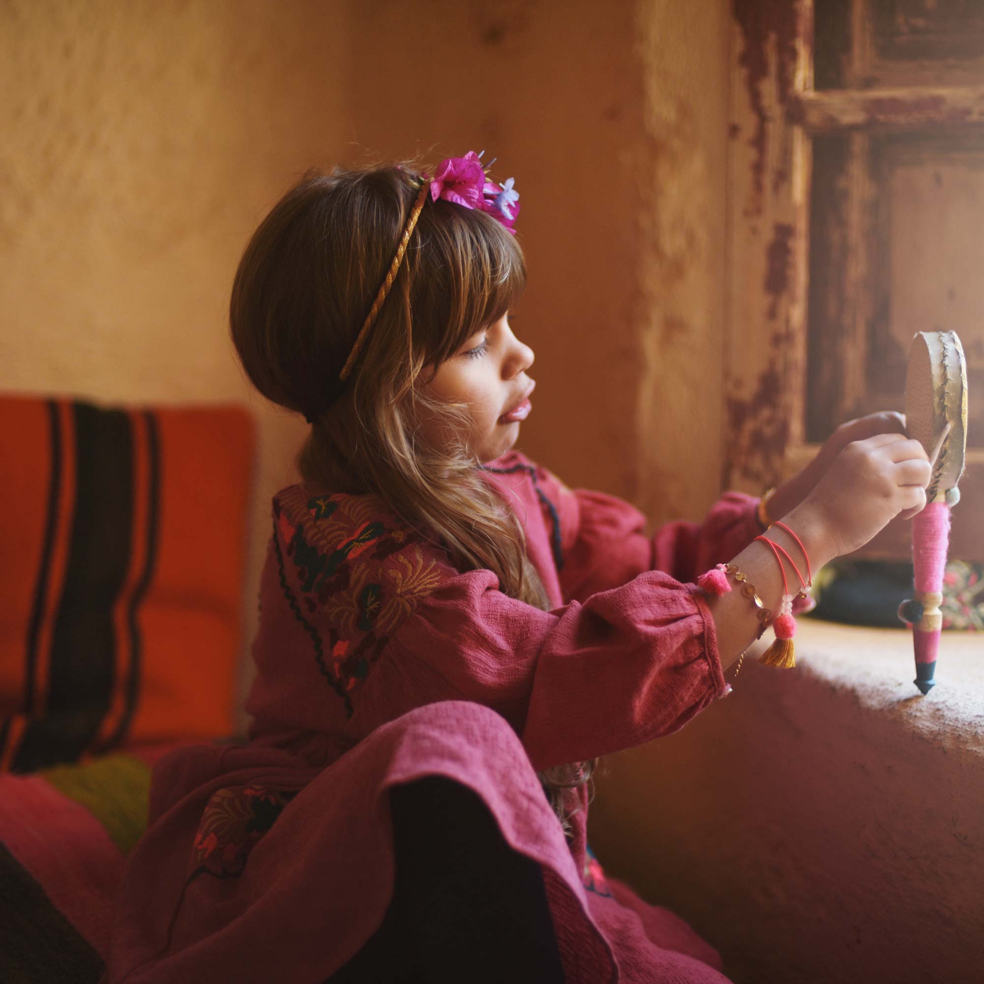 Girls Pink "Terlingua"  Dress