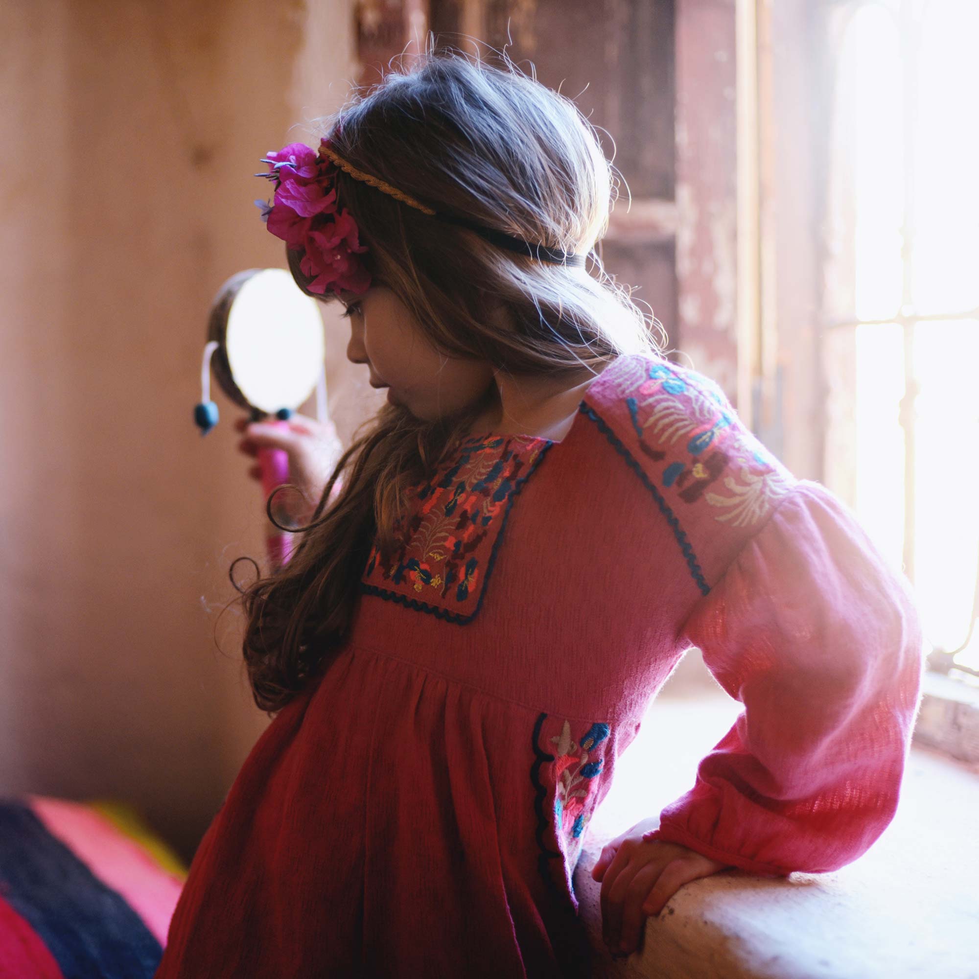 Girls Pink "Terlingua"  Dress