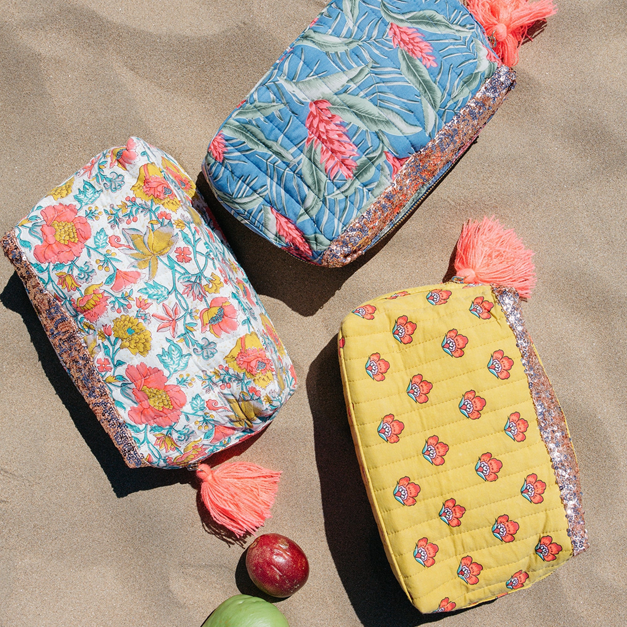 Baby Girls Lagoon Leaves Cotton Bag