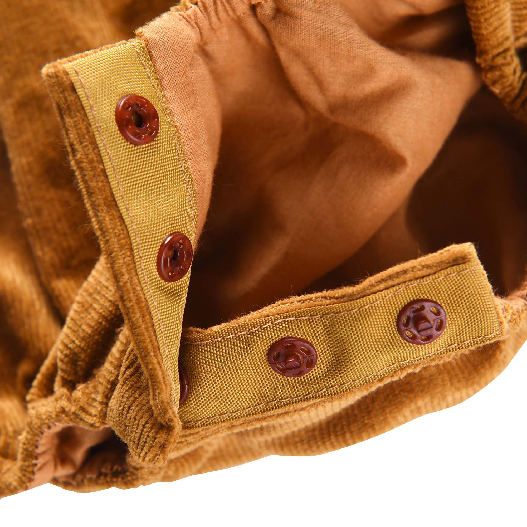 Baby Ginger Yellow Cotton Overalls