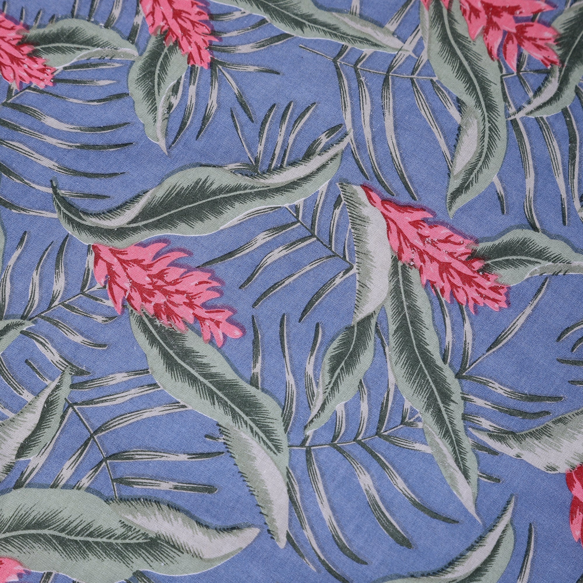 Baby Lagoon Leaves Cotton Quilt