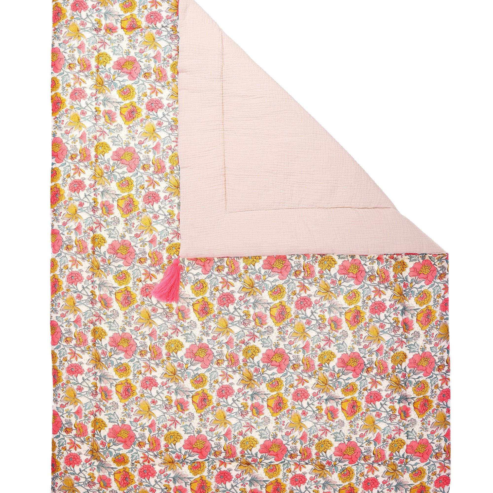 Baby Multi Flowers Cotton Quilt