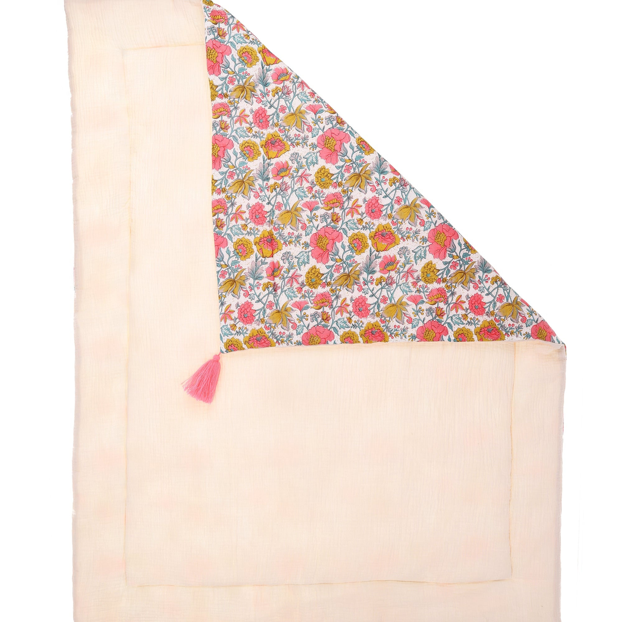 Baby Multi Flowers Cotton Quilt