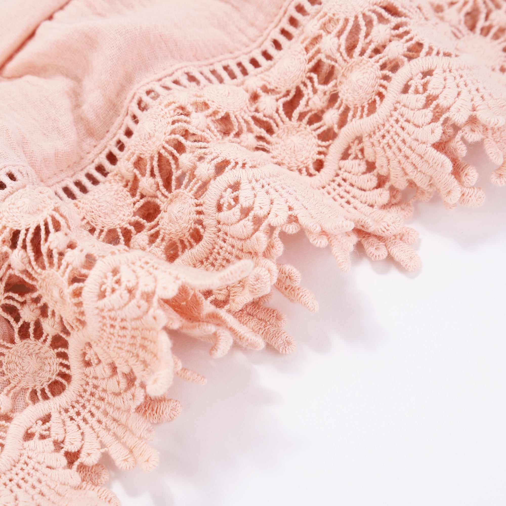 Girls Blush Cotton Top