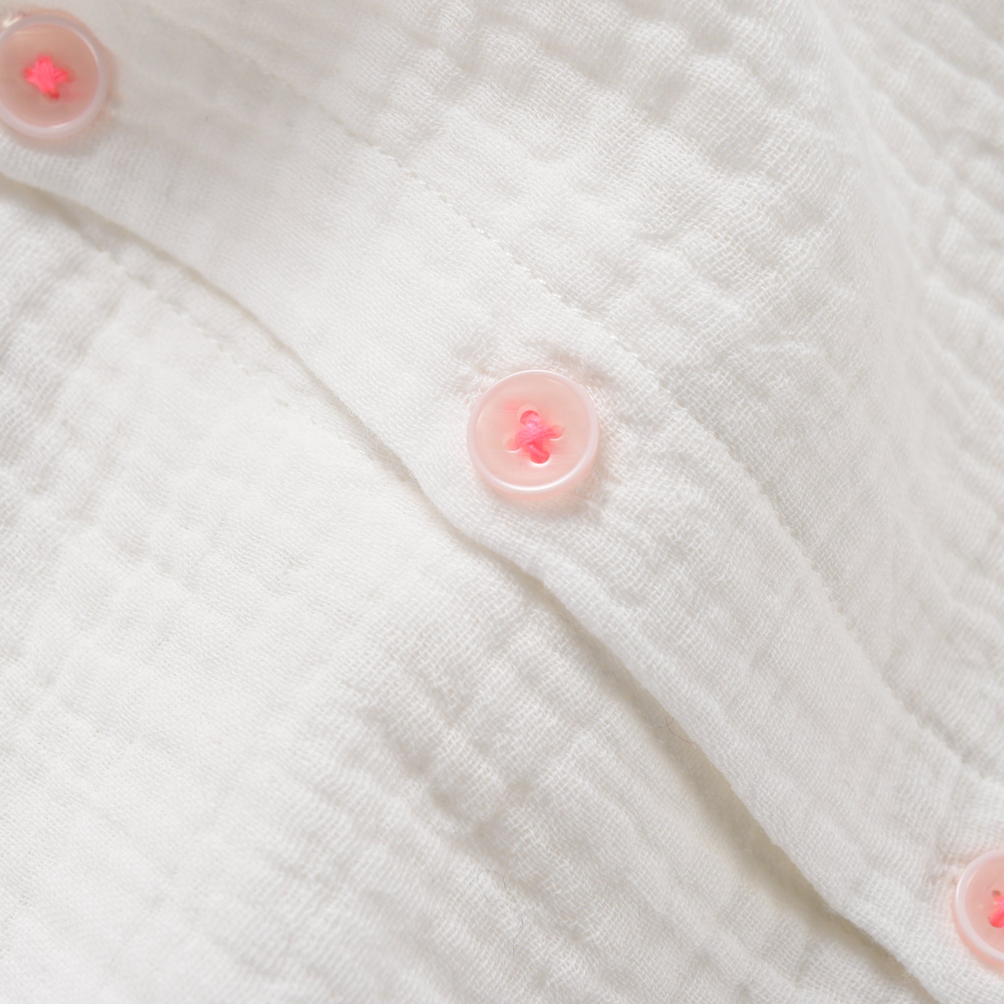 Girls White Cotton Top
