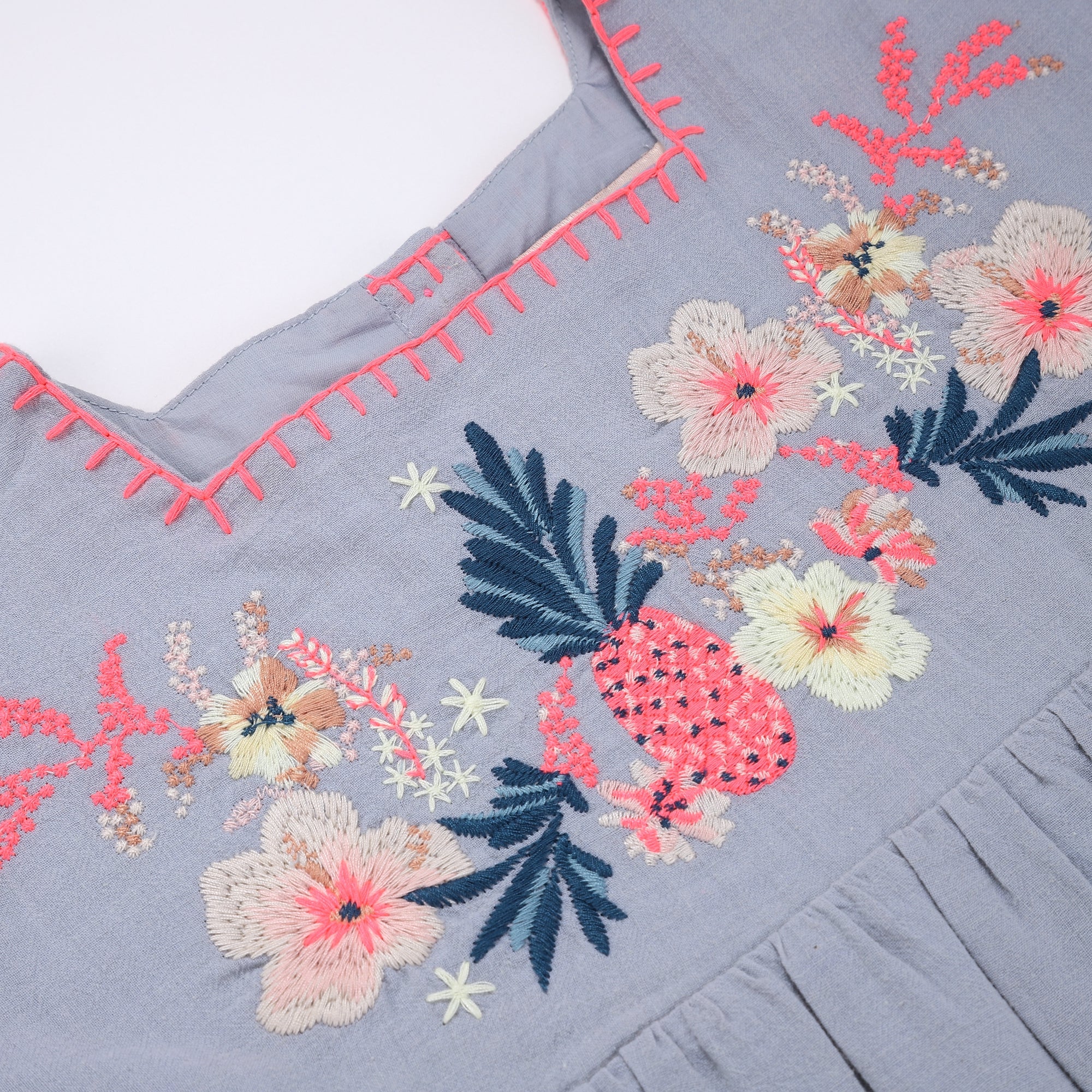 Girls Silver Cloud Top