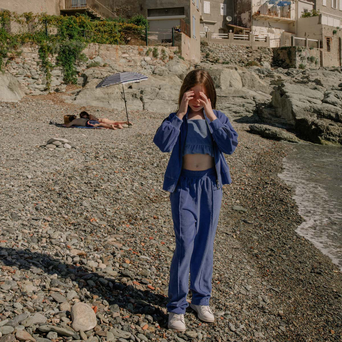 Boys & Girls Blue Zip-Up Jacket