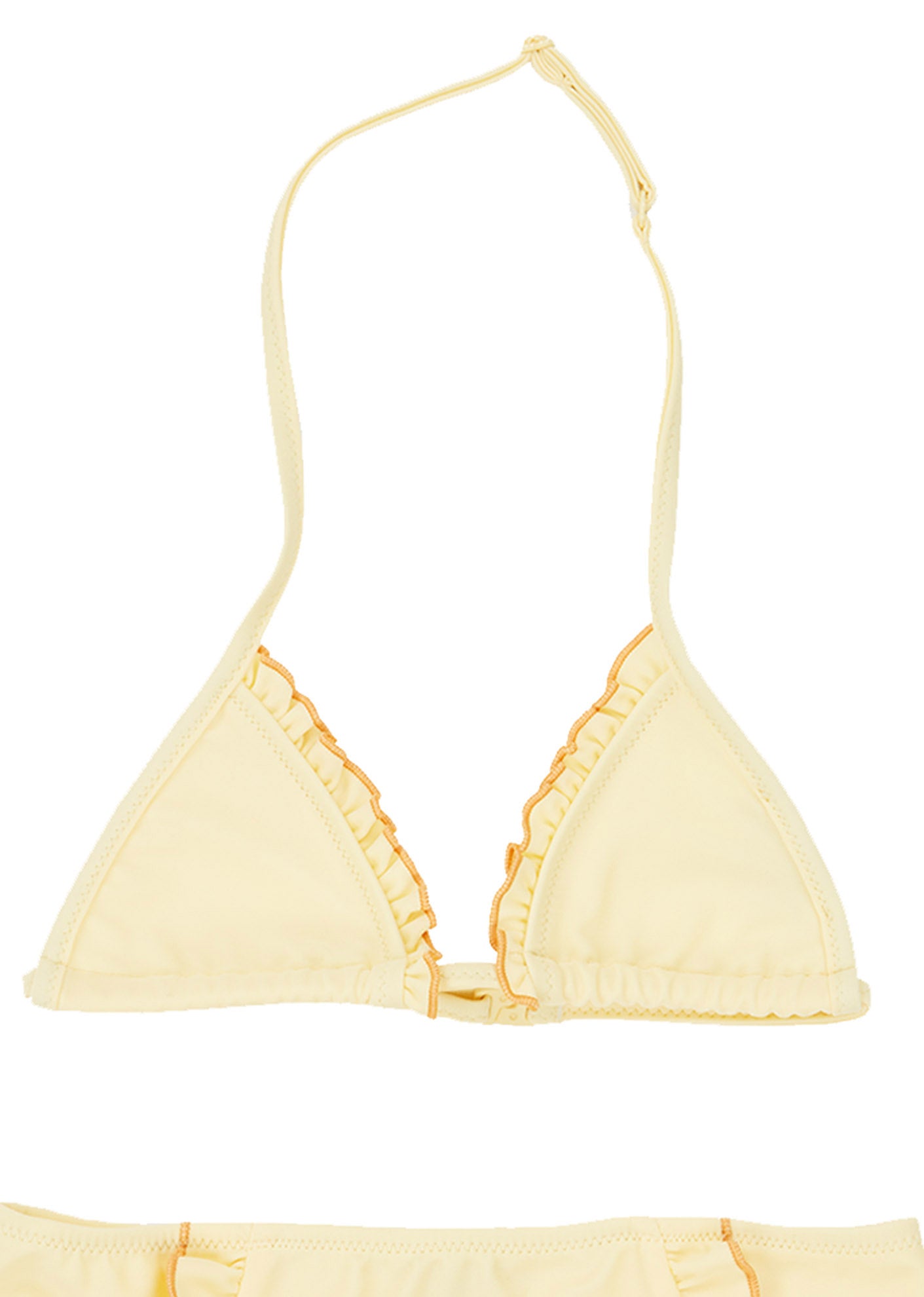 Girls Light Yellow Swimsuit