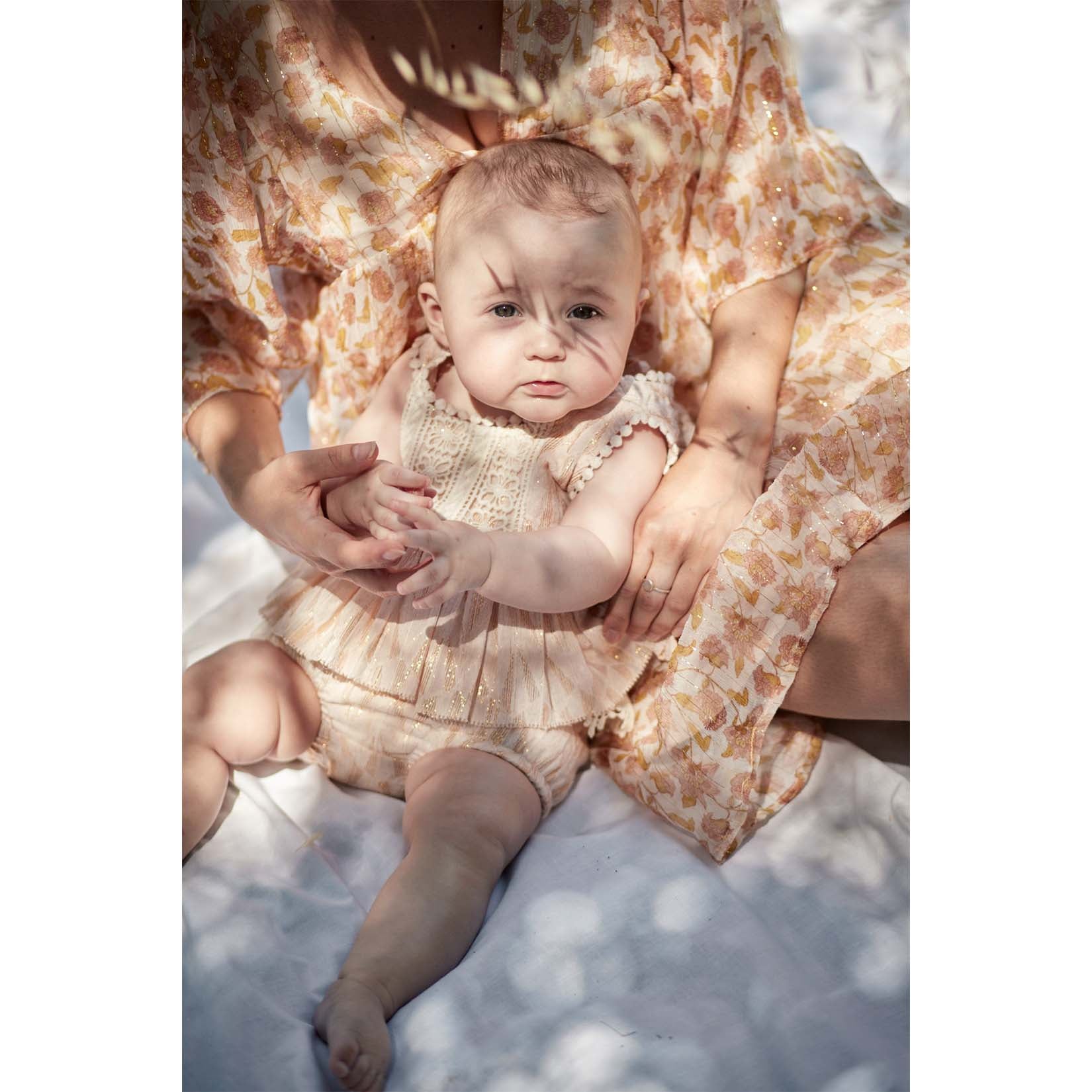 Girls Blush Psyche Lurex Top