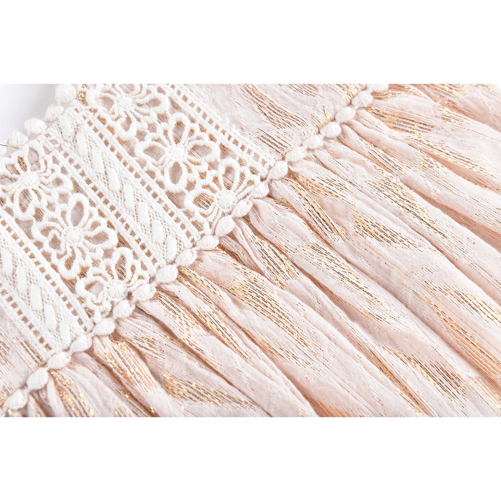 Girls Blush Psyche Lurex Top