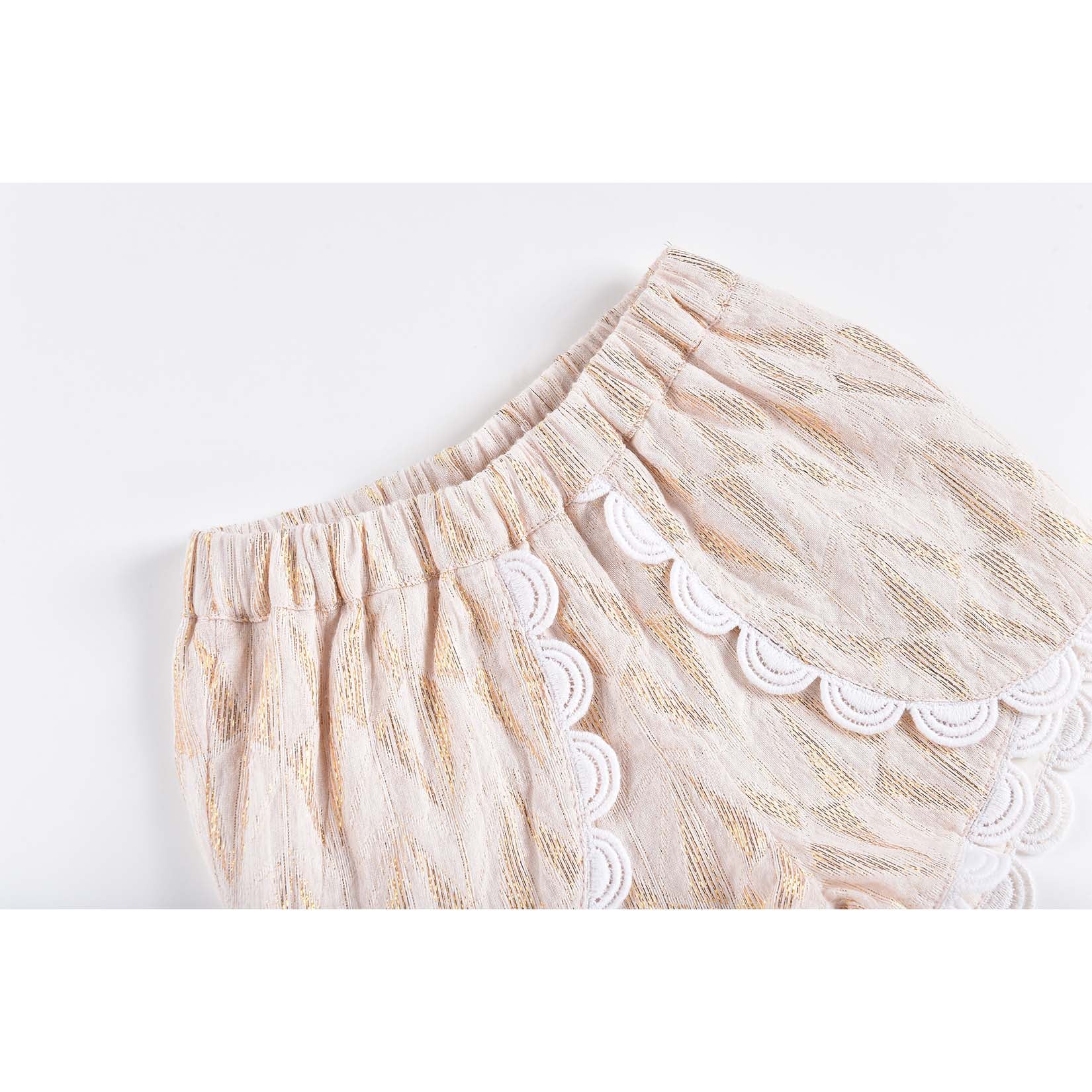 Girls Blush Psyche Lurex Shorts